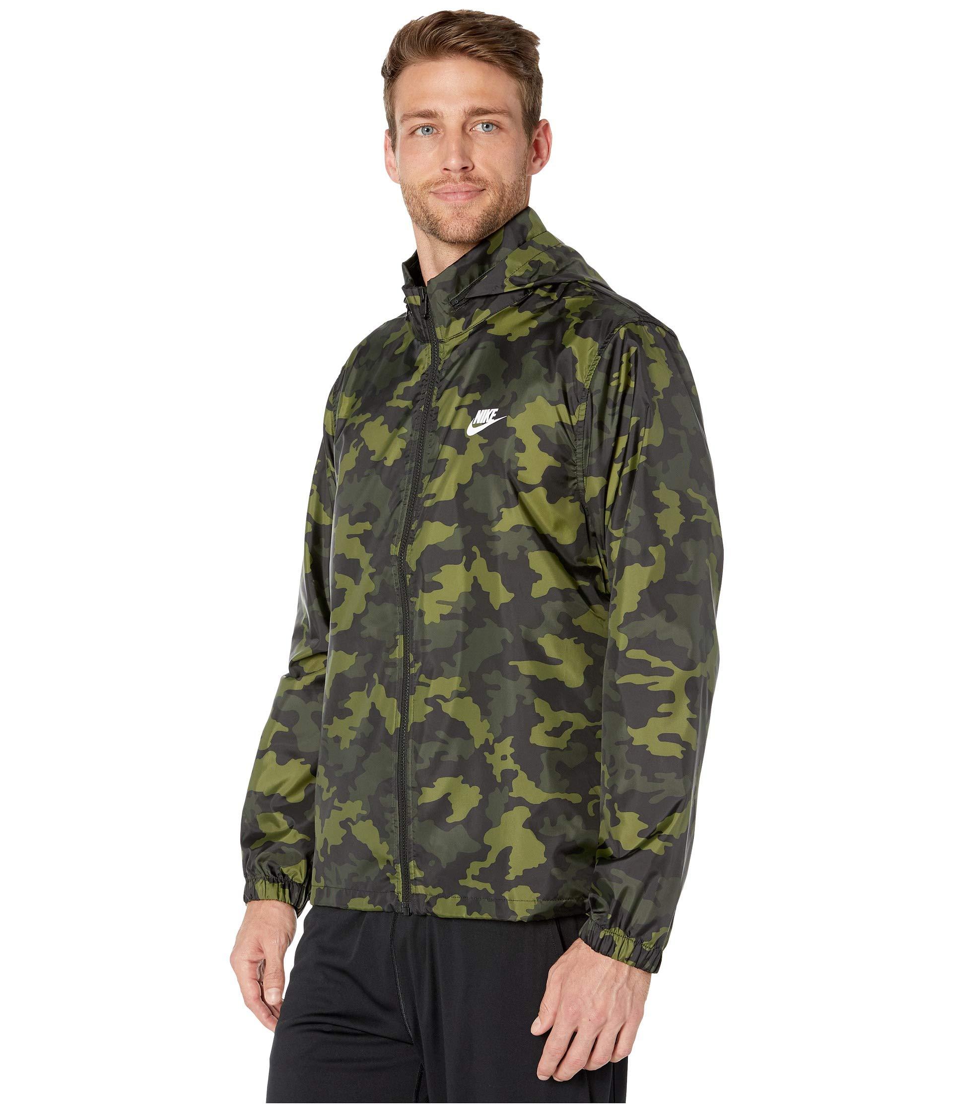 nike windbreaker camouflage
