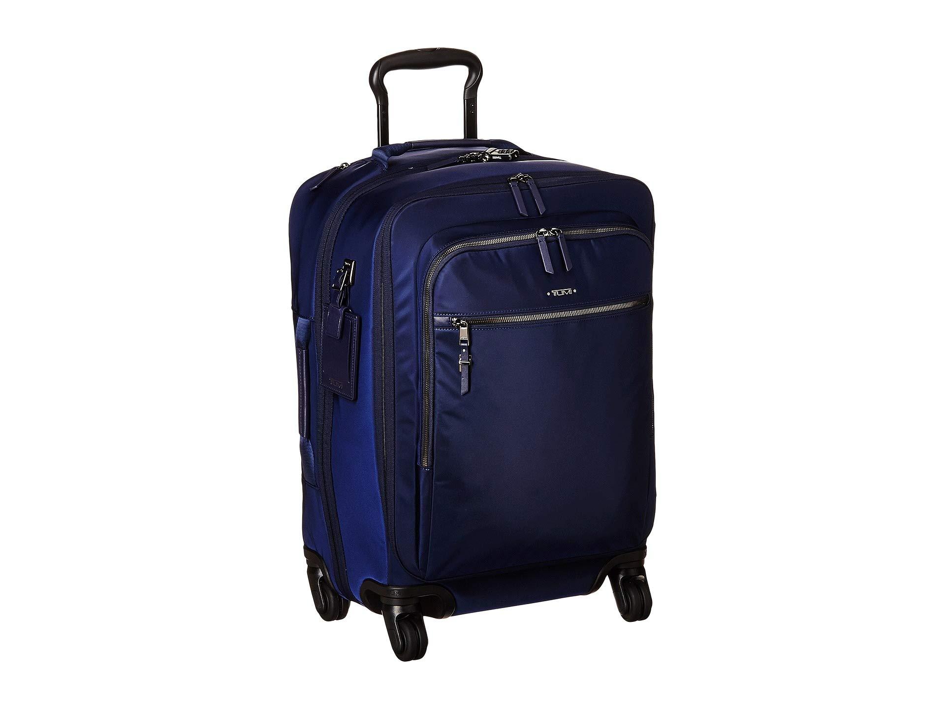 Tumi Synthetic Voyageur Tres Leger International Carryon in Navy (Blue