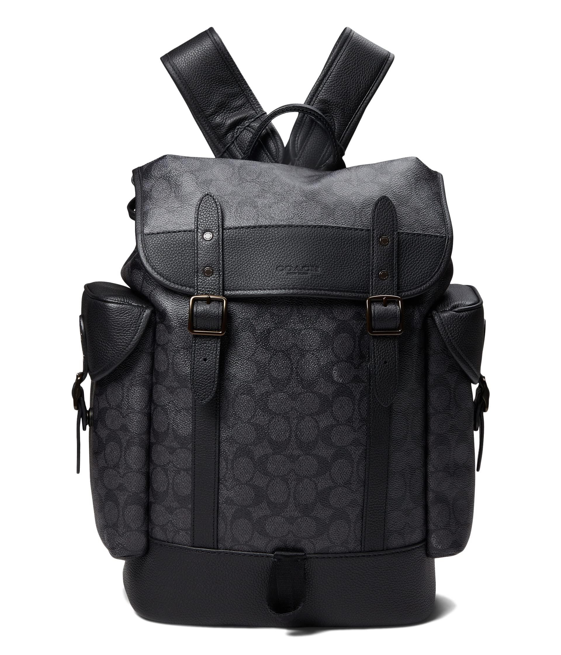 COACH Hitch Backpack In Signature in Black for Men Lyst