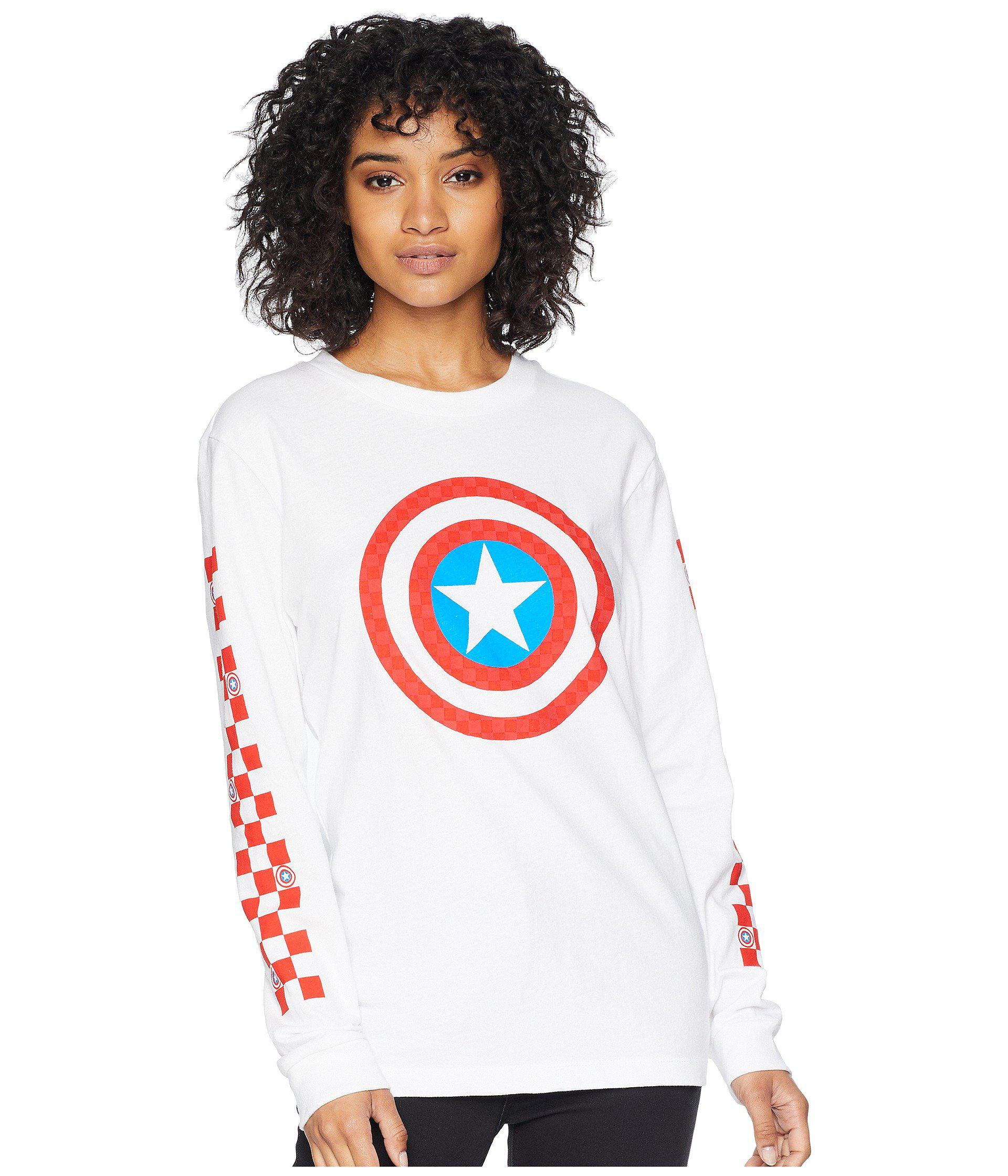 captain america vans shirt