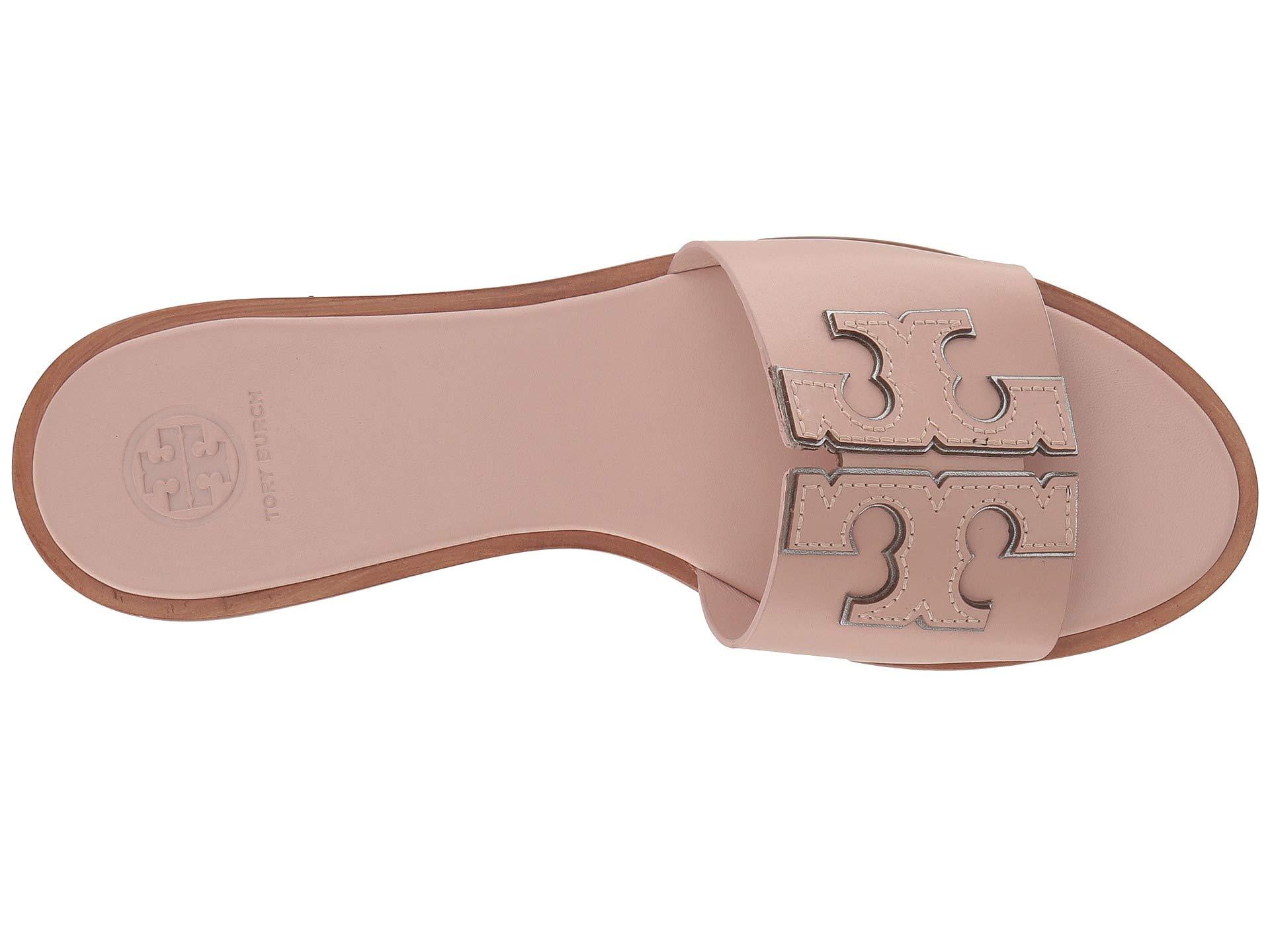 tory burch ines slide pink