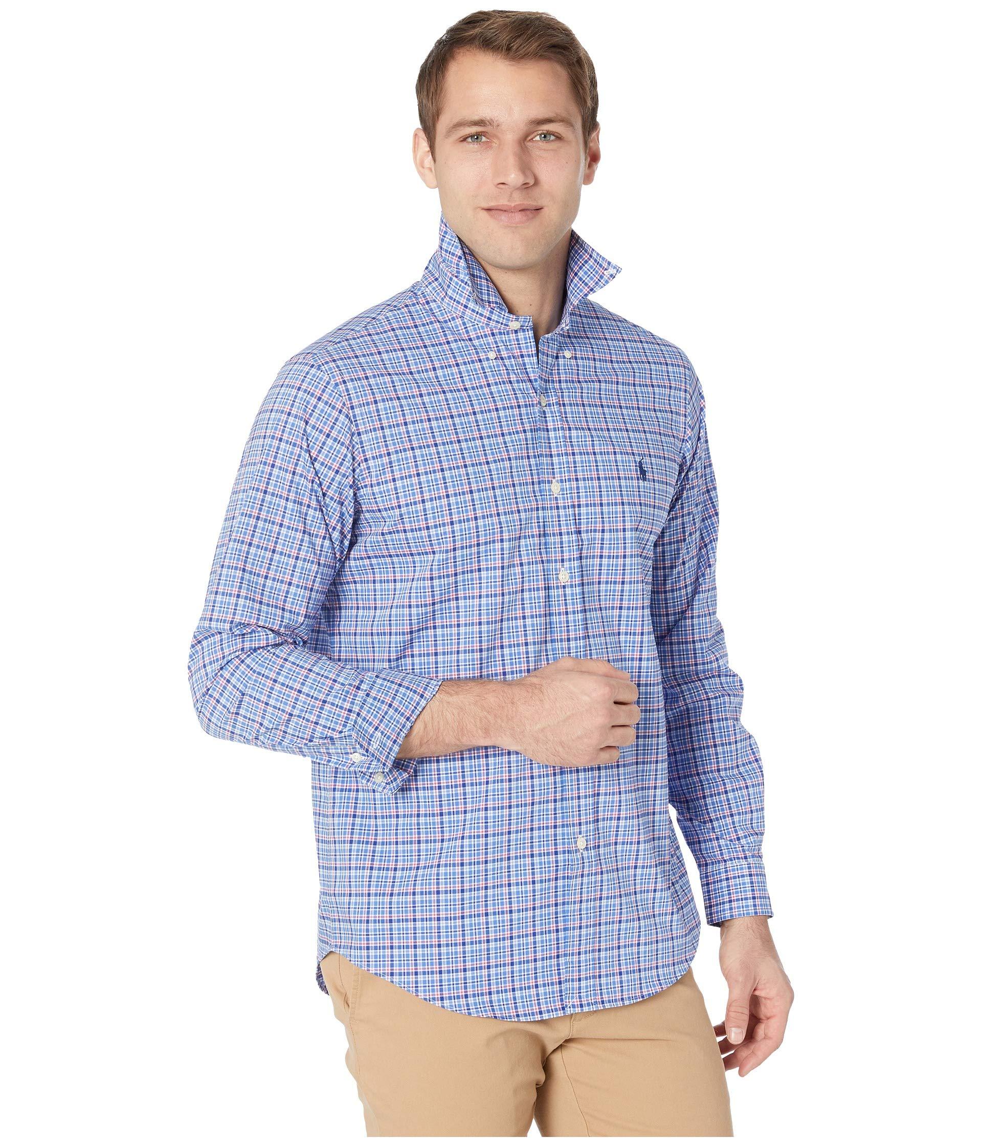 Download Polo Ralph Lauren Cotton Long Sleeve Classic Fit Poplin ...