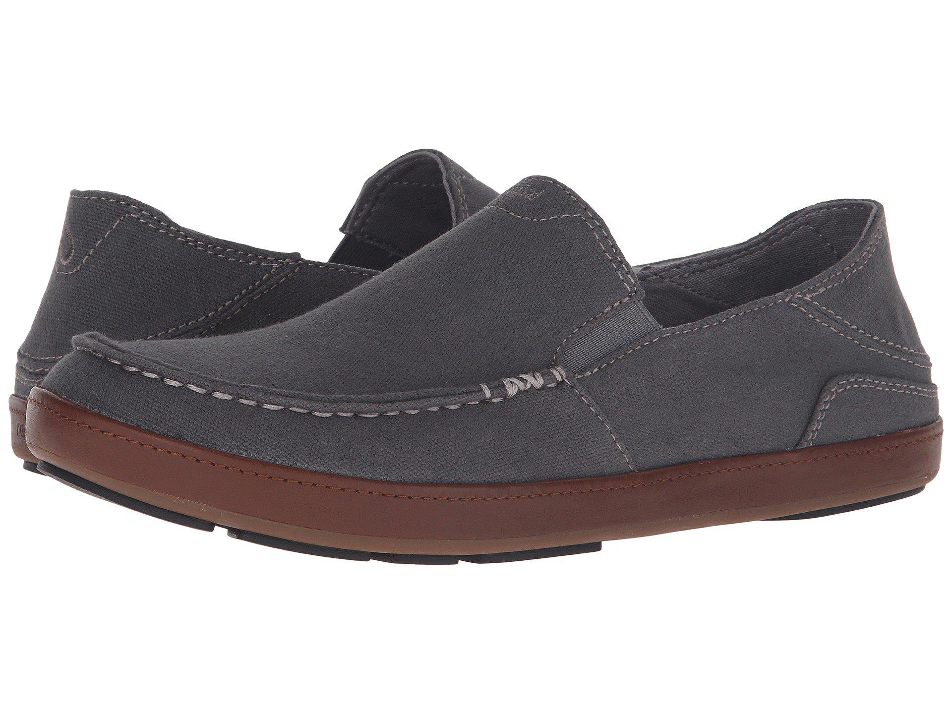 Olukai Puhalu Canvas (charcoal/toffee) Men's Shoes in Blue for Men | Lyst