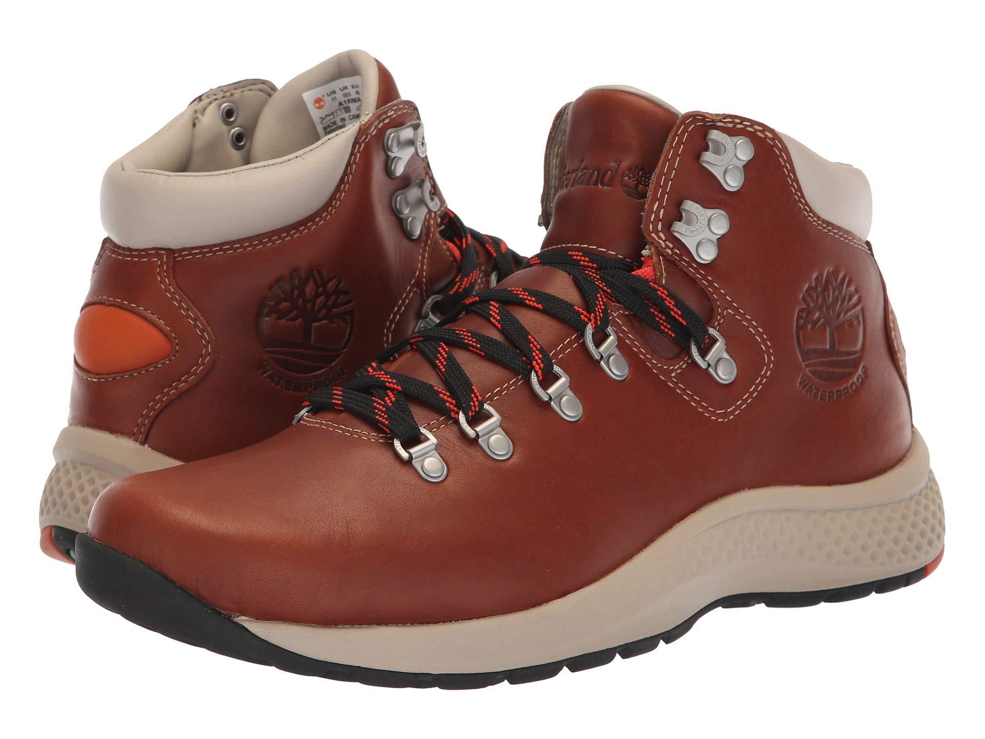 timberland hiking boots red laces