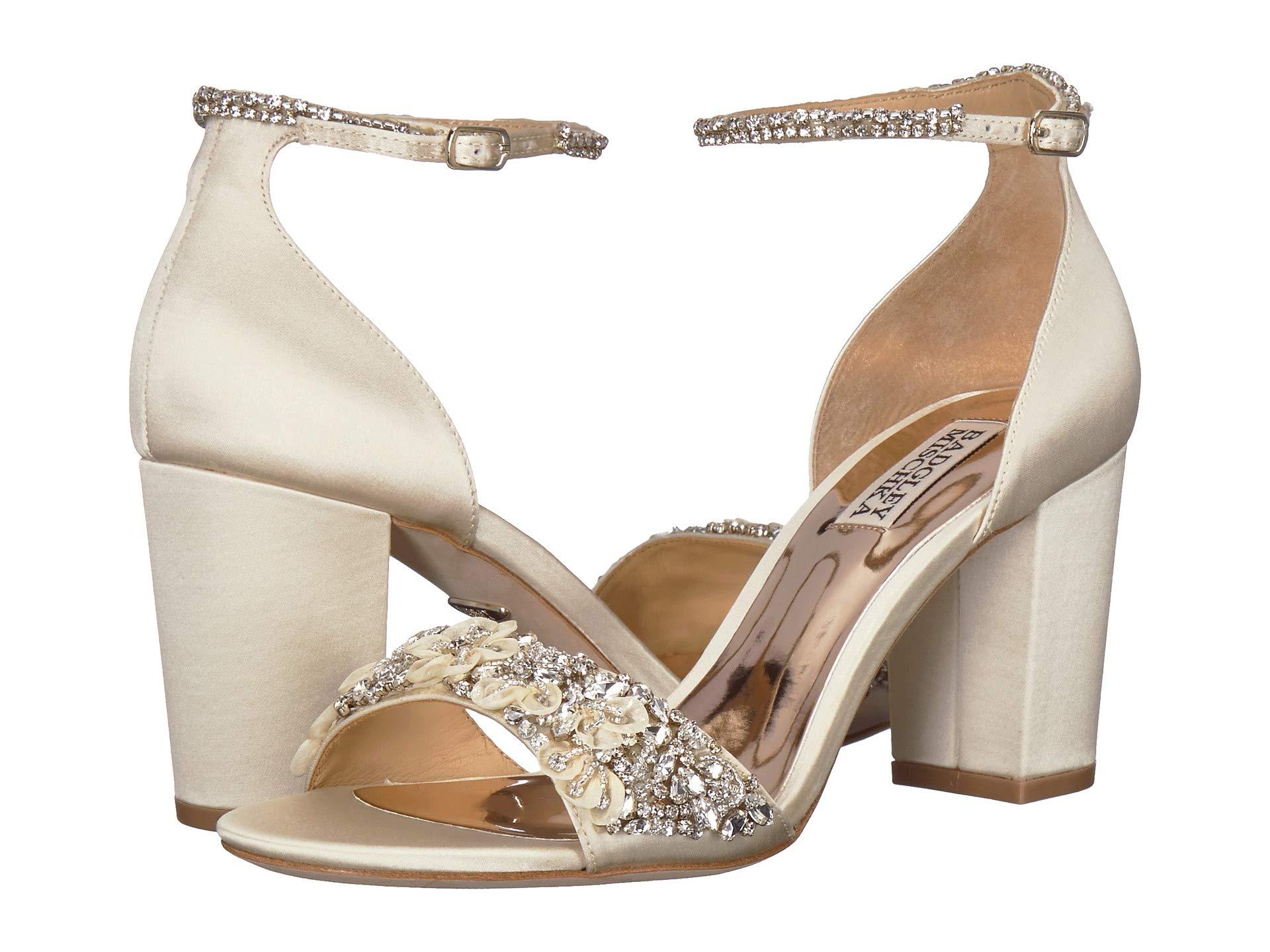 badgley mischka finesse embellished ankle strap sandal