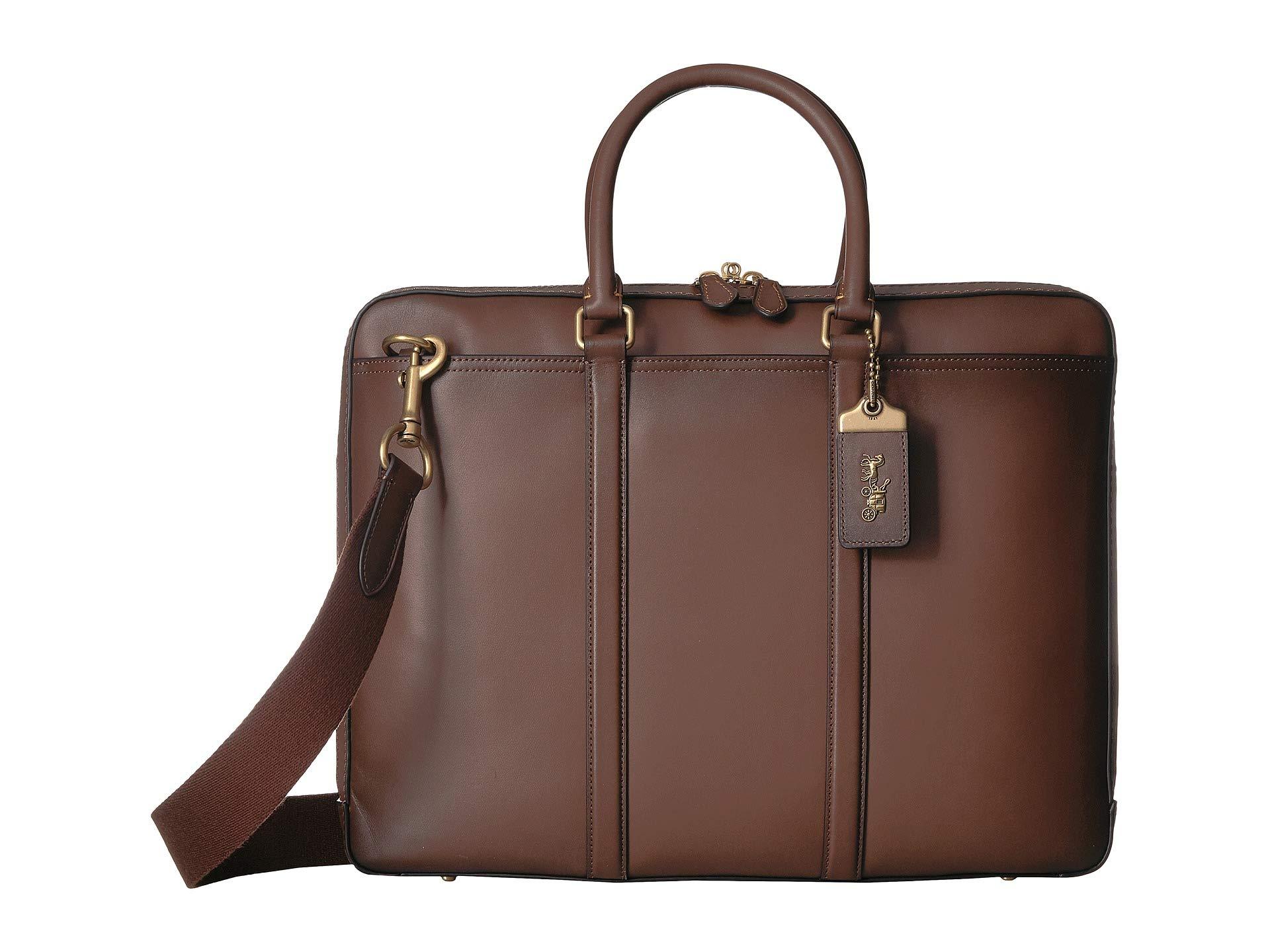 Coach briefcase brown Clearance