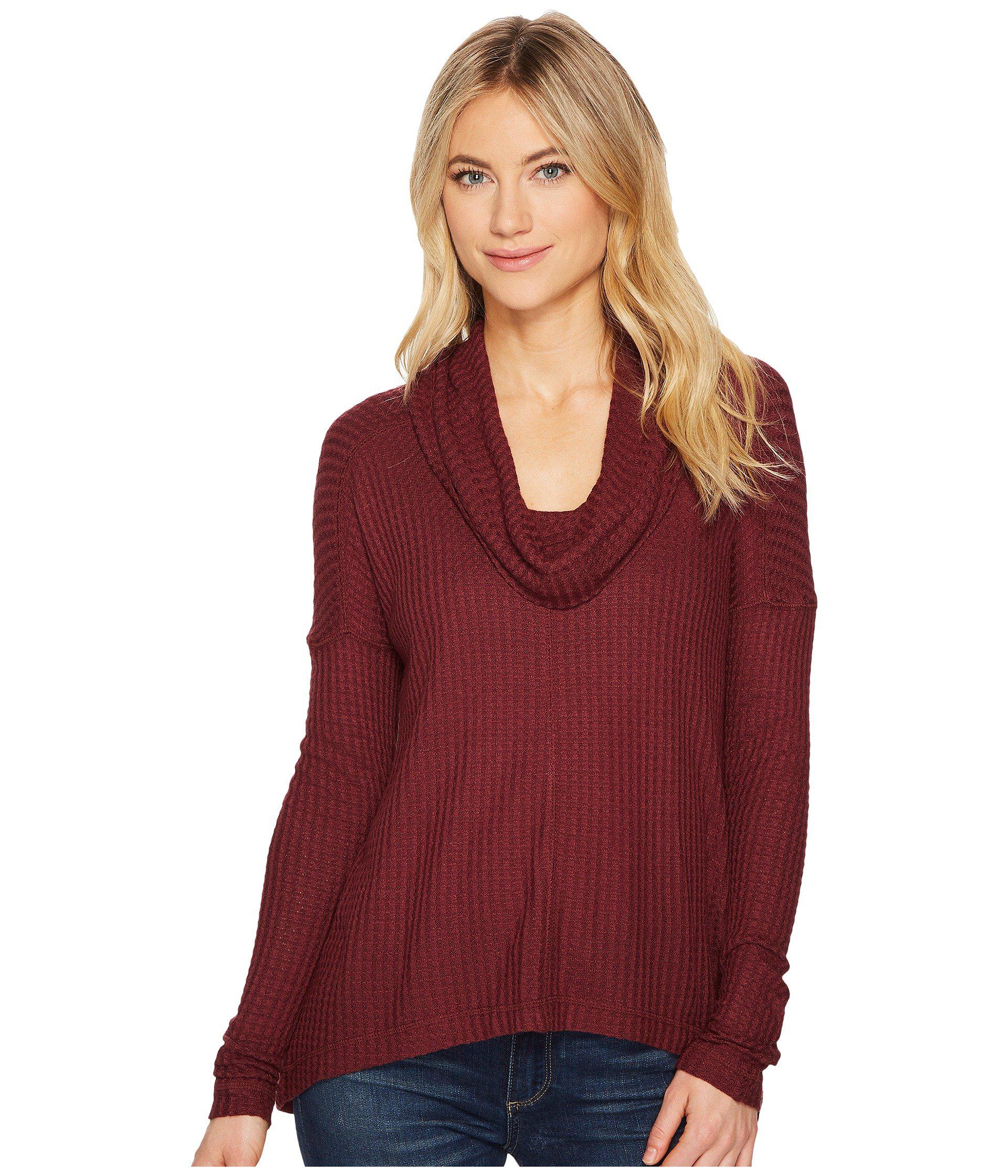 lucky brand cowl neck thermal