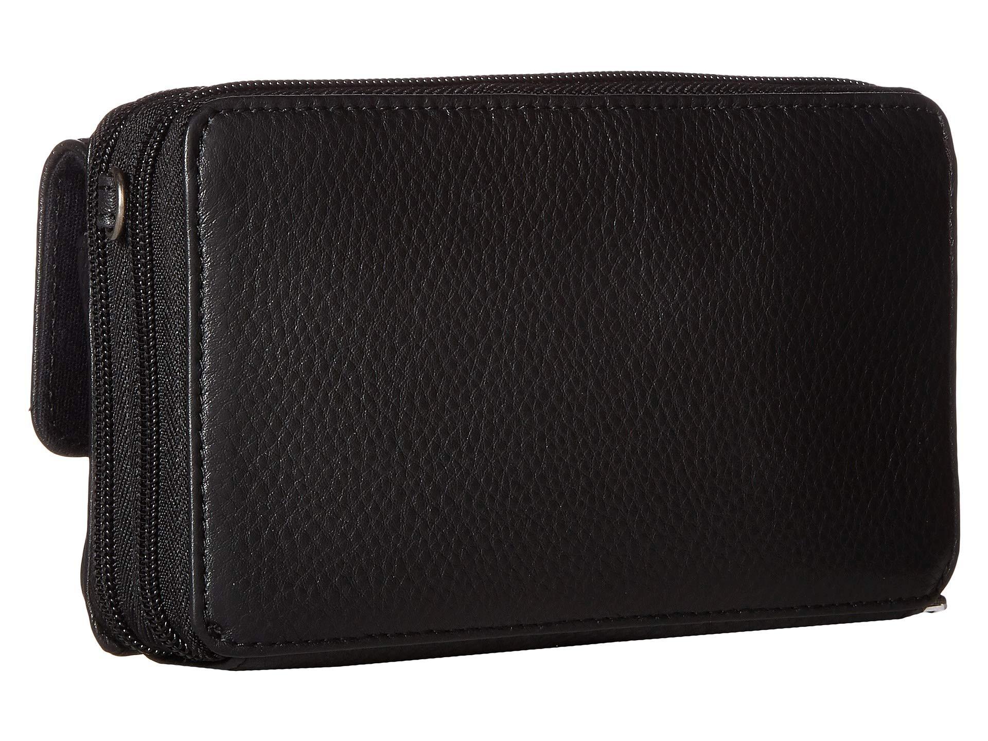 The Sak Leather Sequoia Extra Large Smartphone Crossbody in Black - Lyst