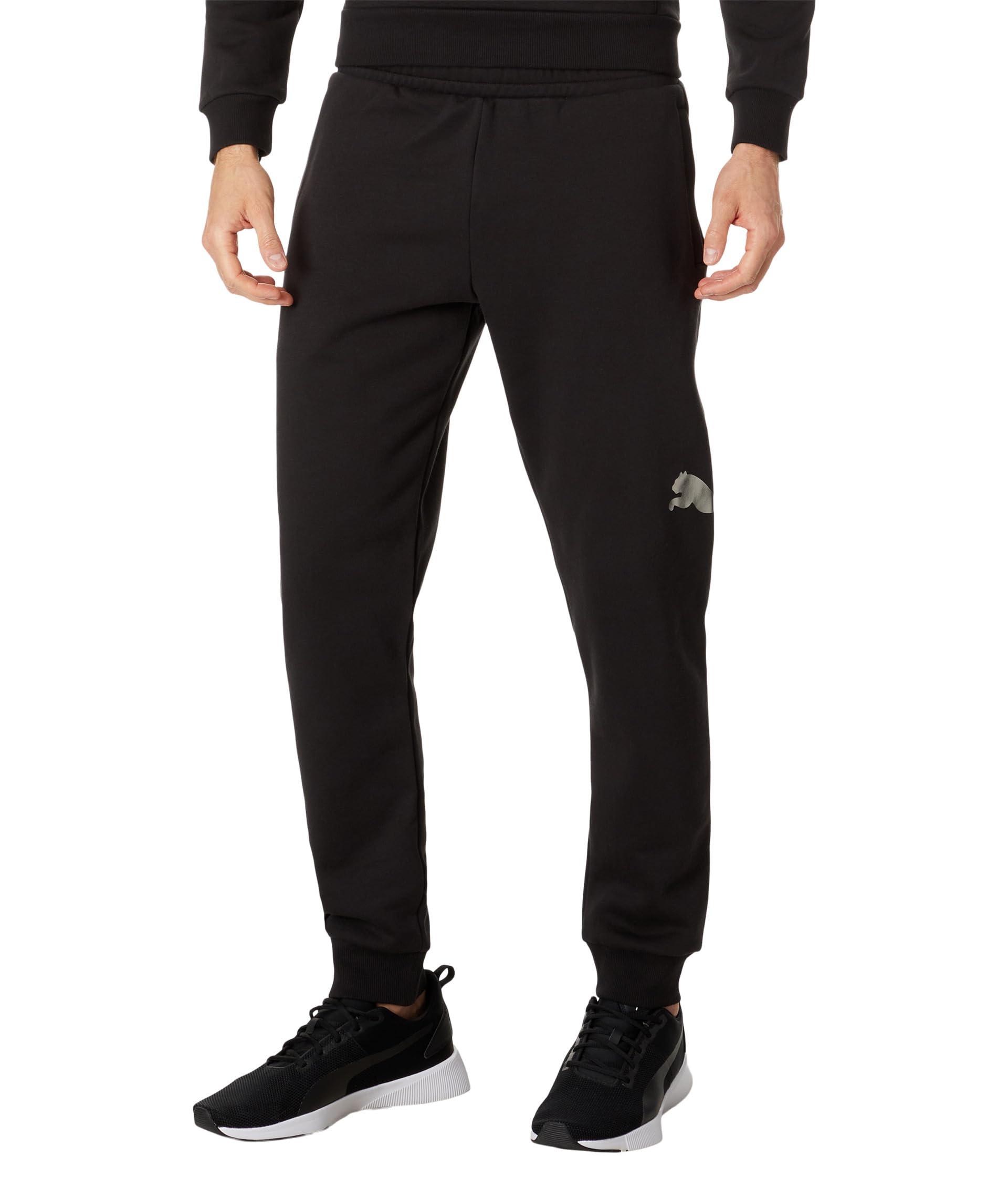 PUMA Essentials+ Logo Lab Holiday Sweatpants in Black for Men | Lyst