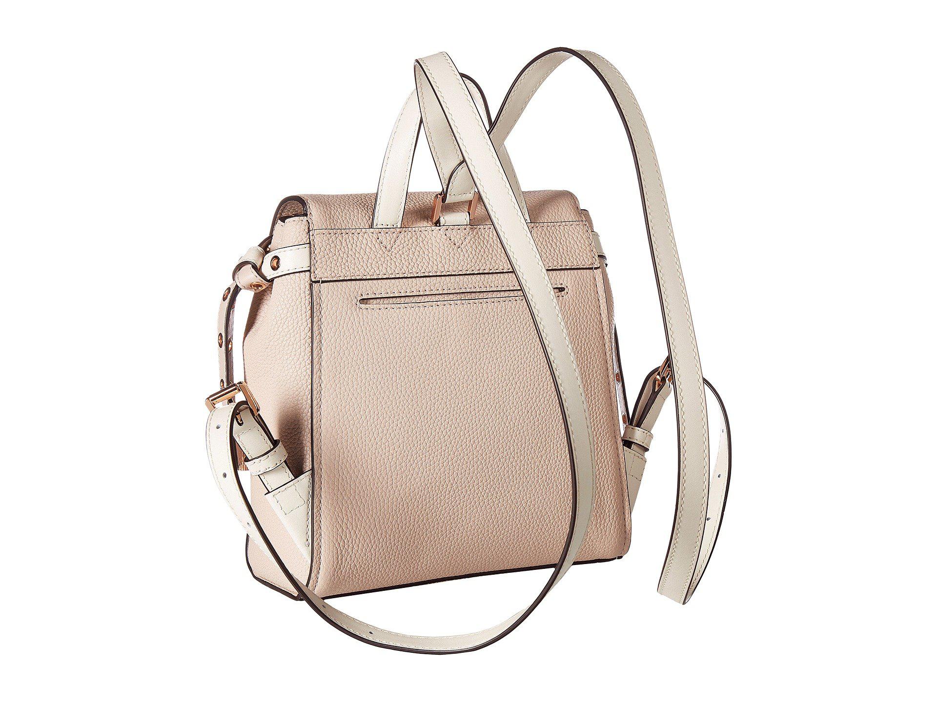 michael kors cream backpack