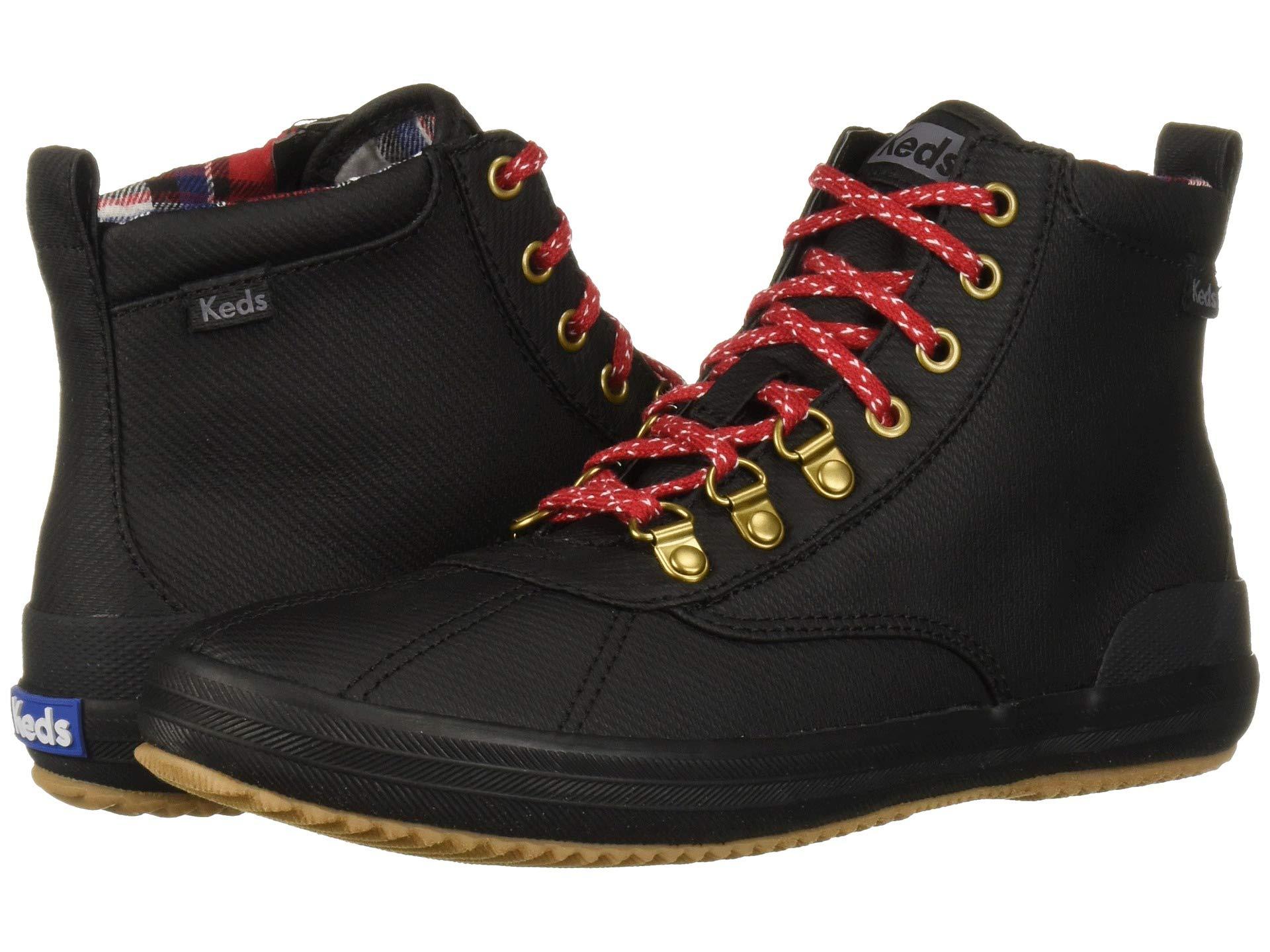 Keds Flannel Scout Boot Ii Matte Twill Wx in Black - Save 7% - Lyst