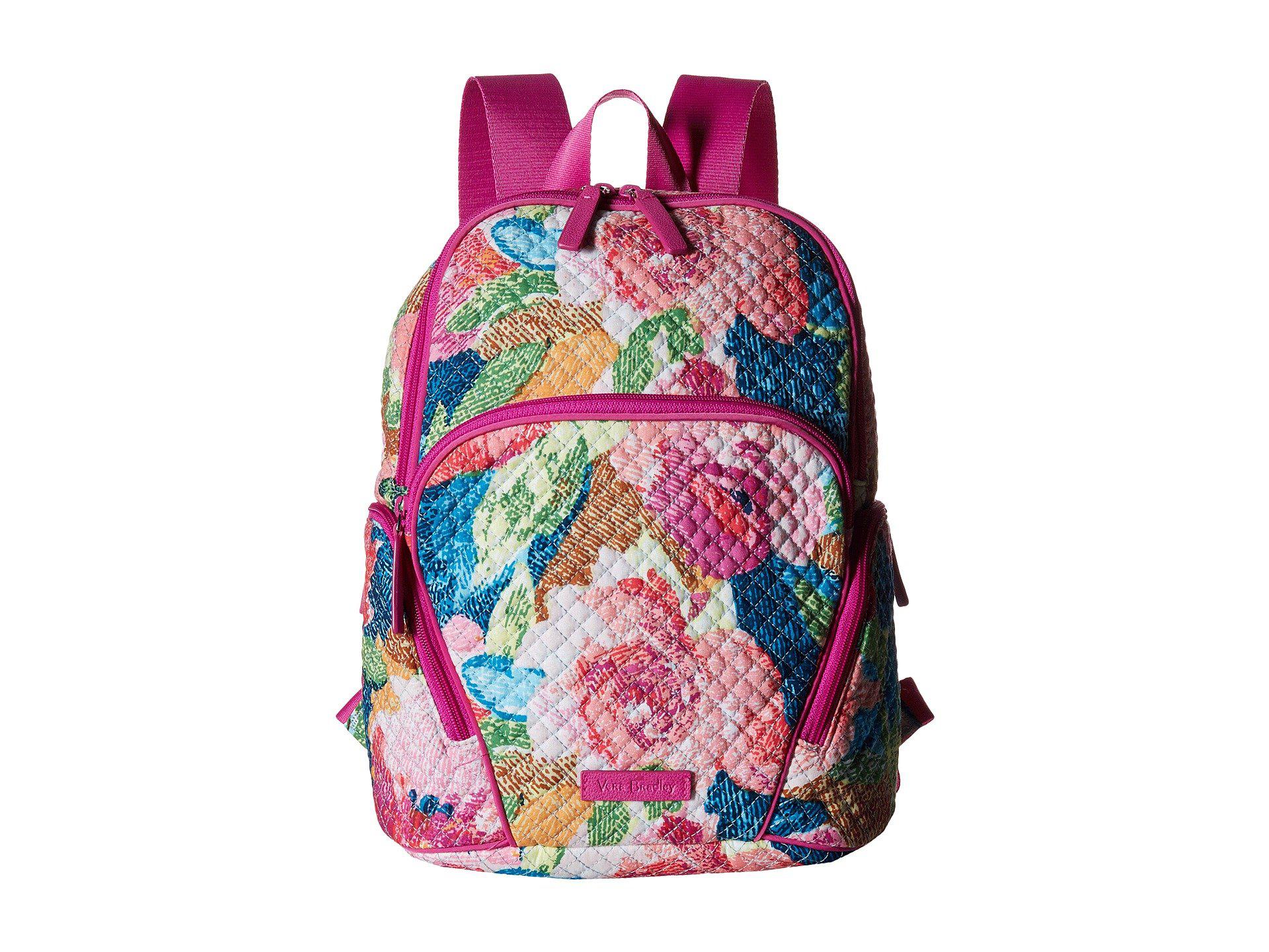 Lyst - Vera Bradley Hadley Backpack (vines Floral ...