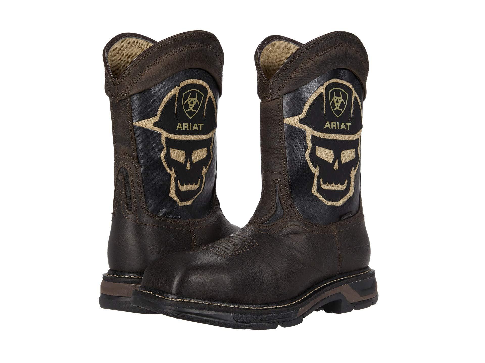 ariat men's workhog xt venttek bold composite toe work boots