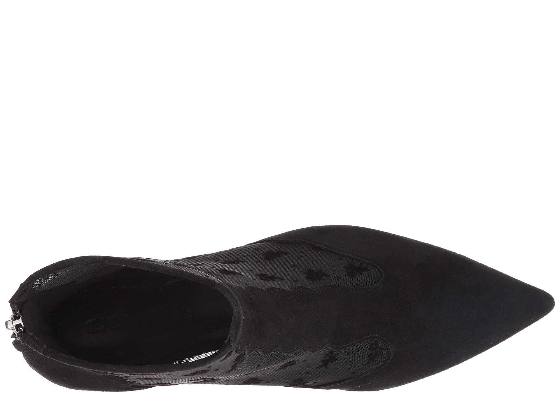 skyler ankle bootie with tea rose mesh