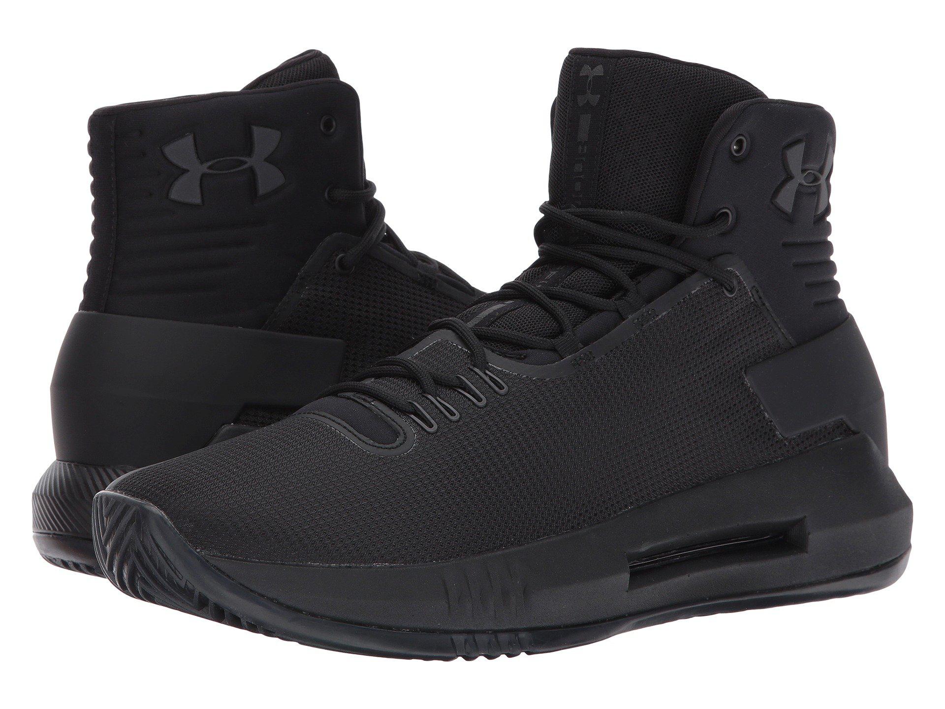 black on black under armour shoes