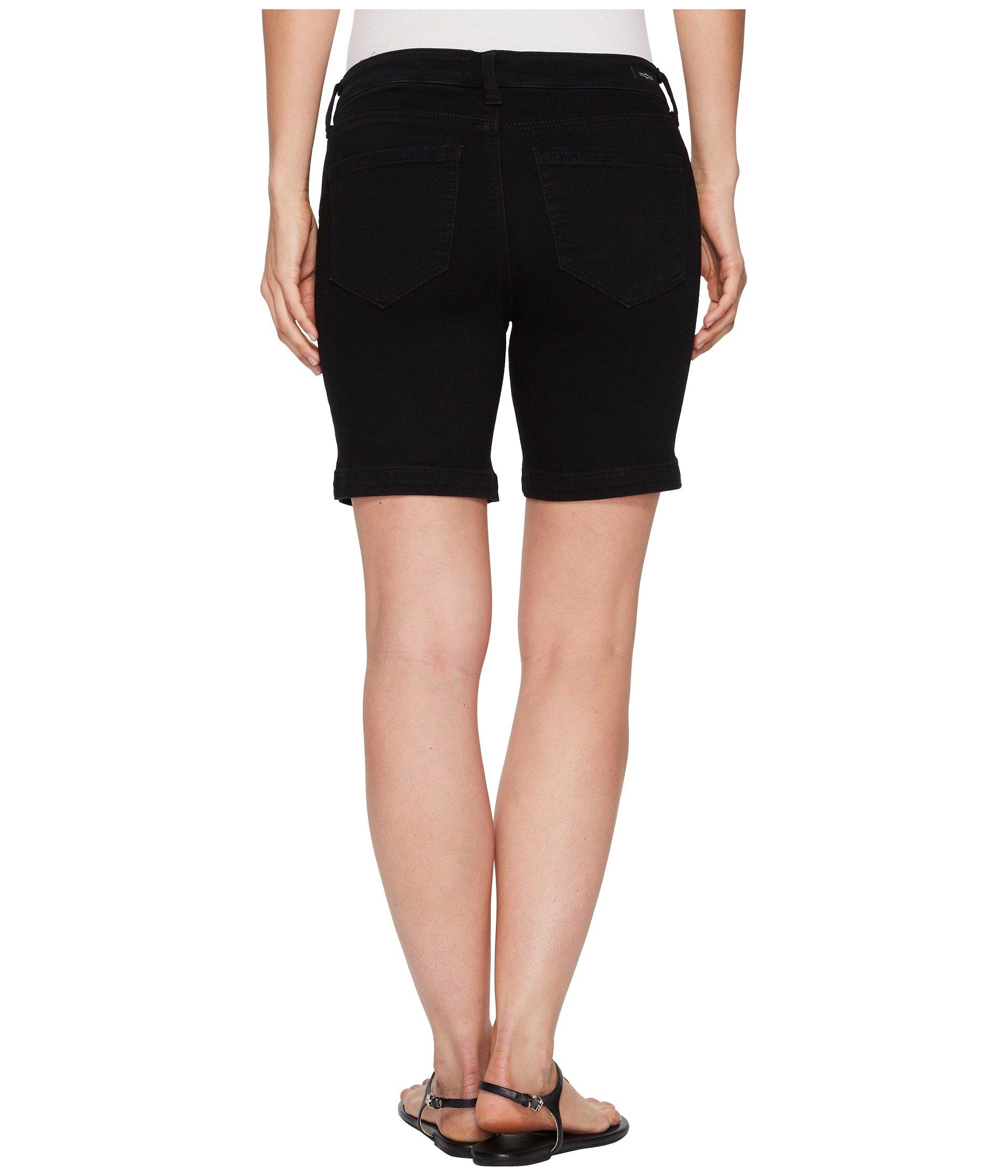 Liverpool Jeans Company Kristy Shorts In Soft Stretch Denim In Black Rinse - Lyst