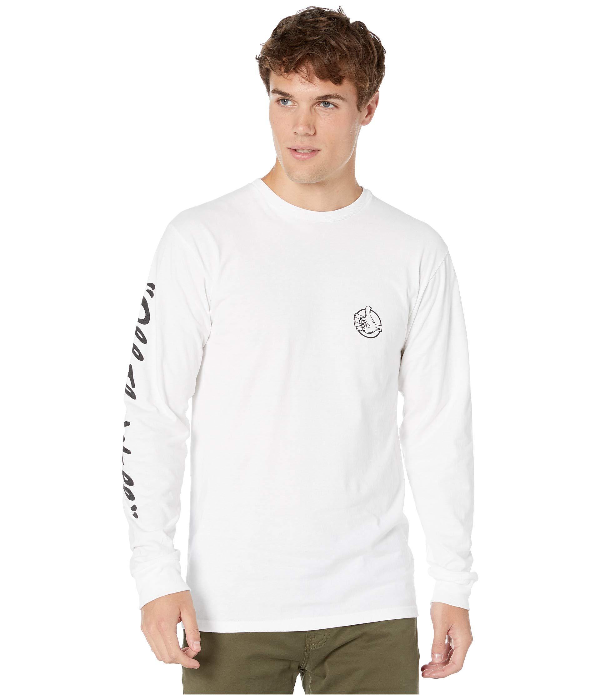 Vans Cotton Bmx Off The Wall Long Sleeve T-shirt in White for Men - Lyst
