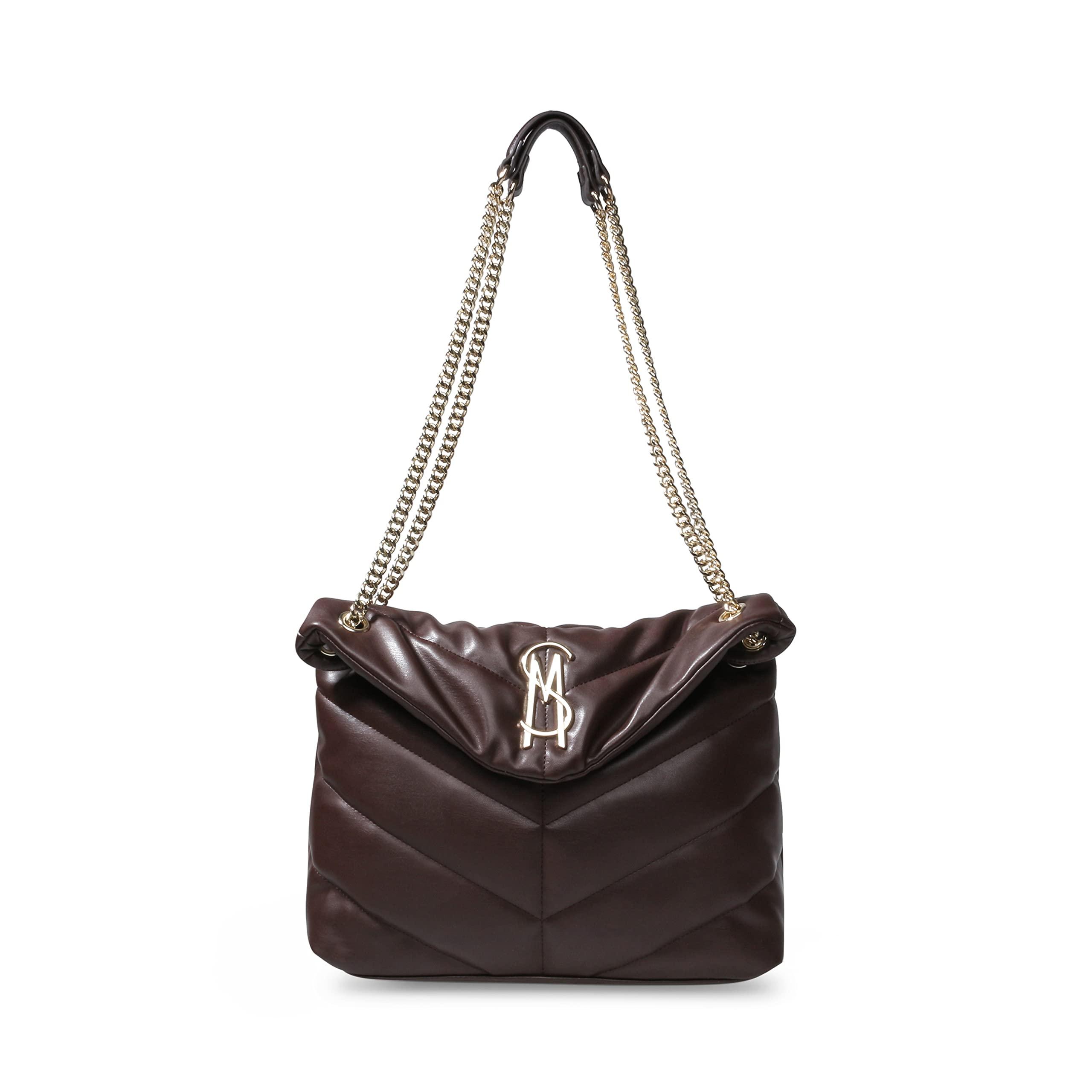 Steve Madden Britta Chevron Quilt Shoulder Bag in Black Lyst