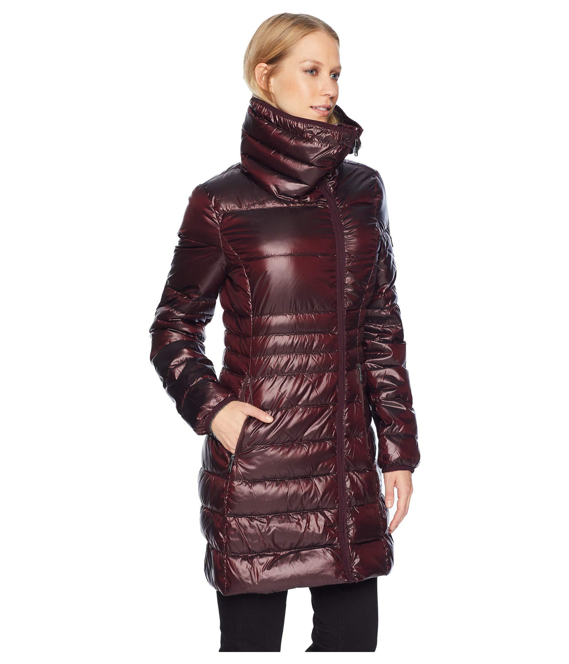 sam edelman asymmetrical puffer jacket