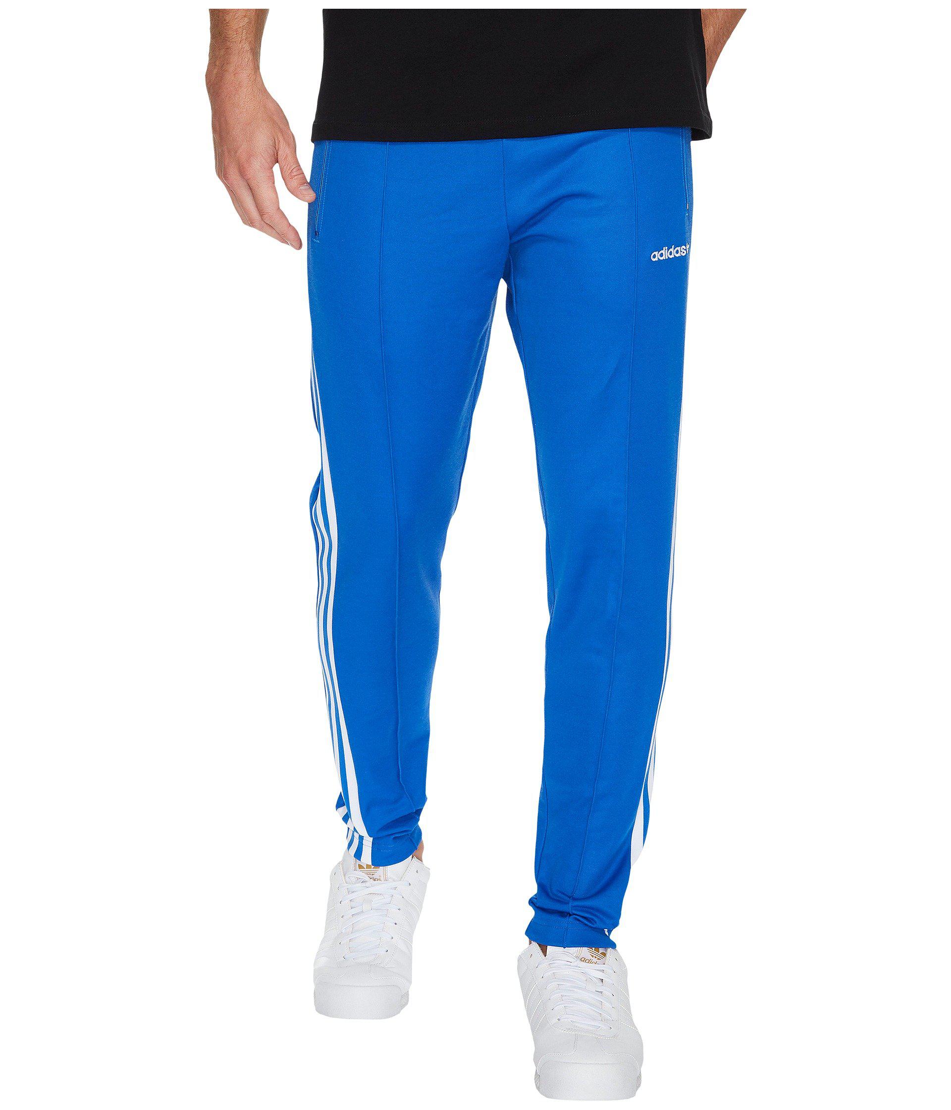 adidas beckenbauer open hem track pants