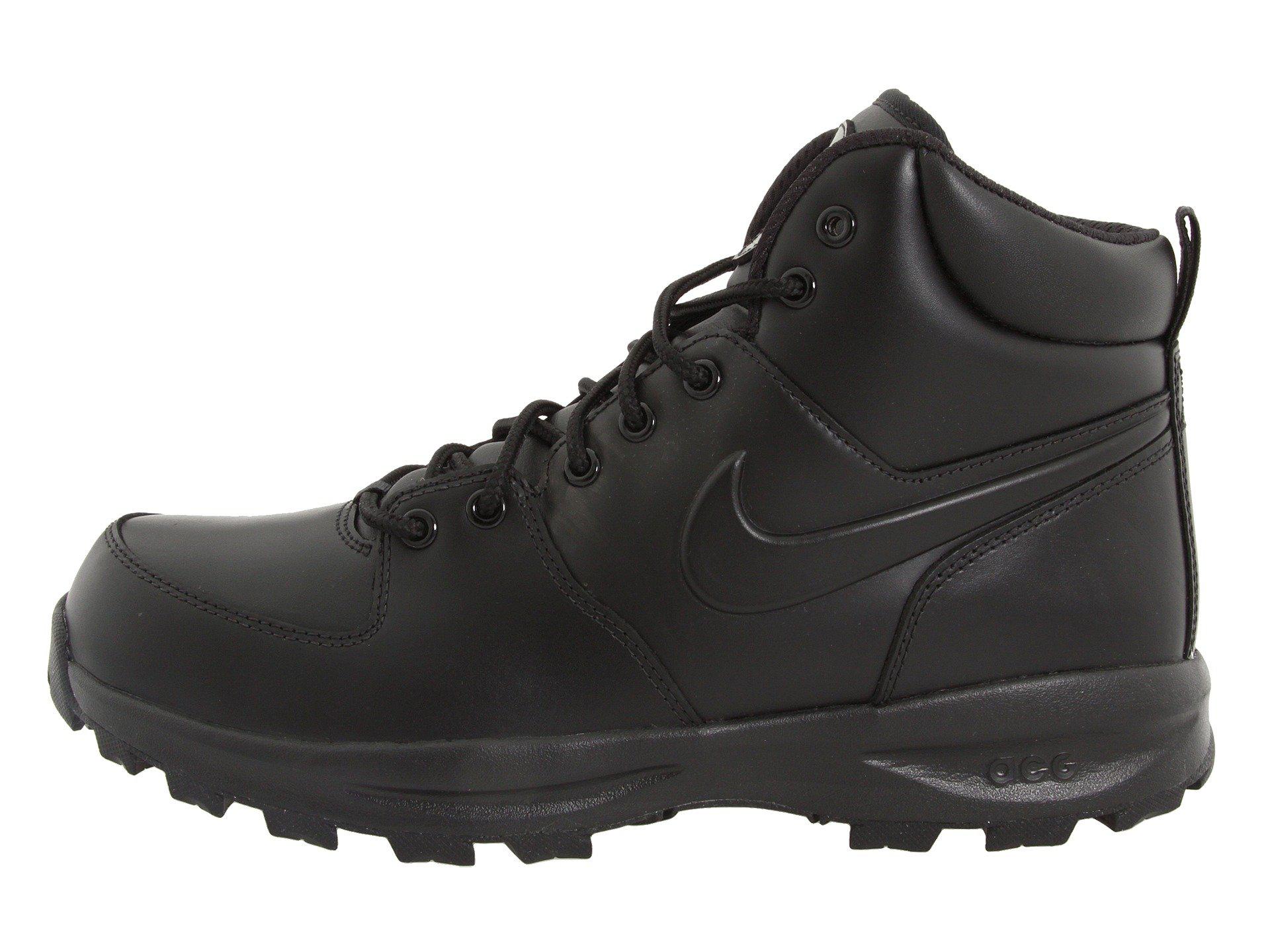 nike men's manoa boots black