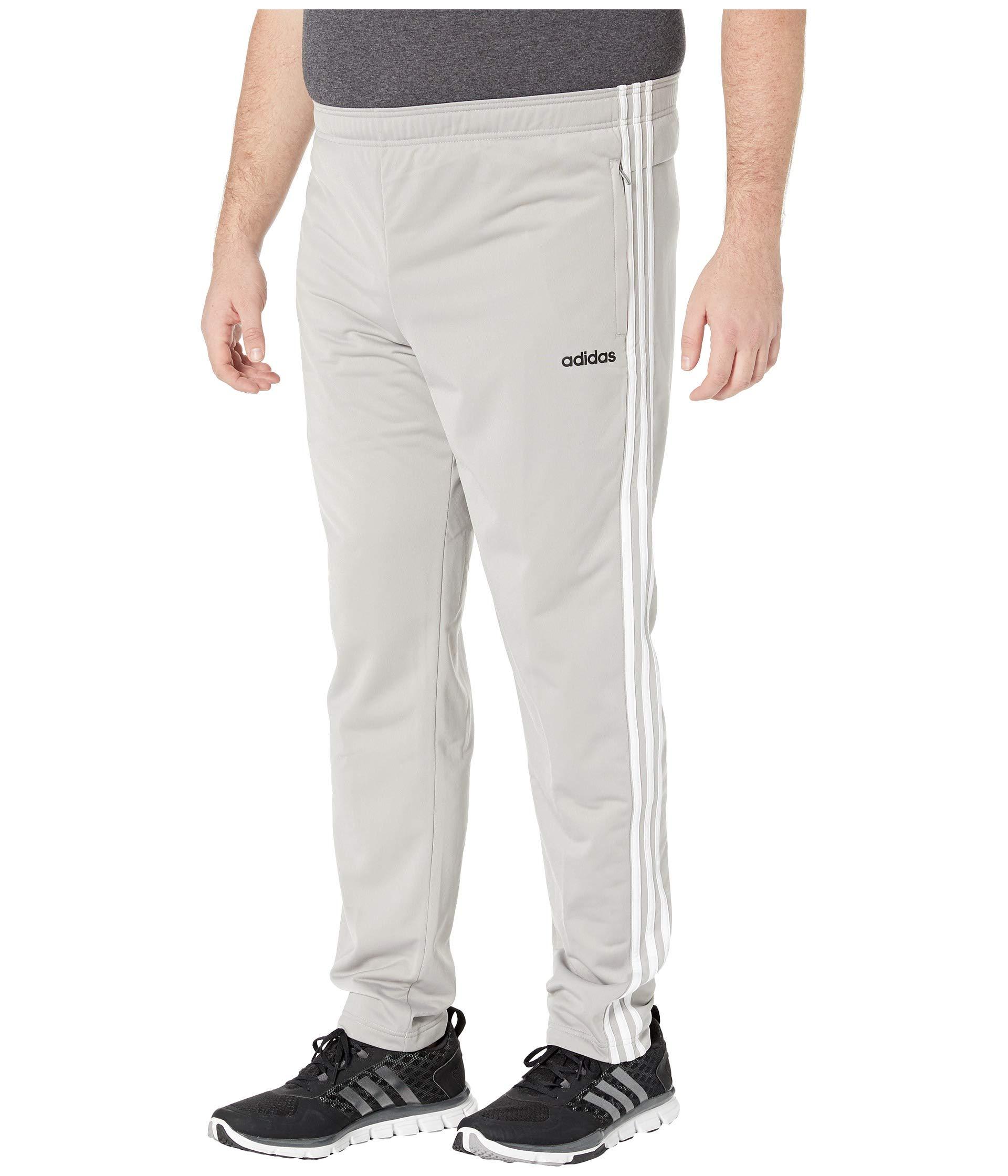 adidas men's athletics essential tricot 3 stripe tapered pants