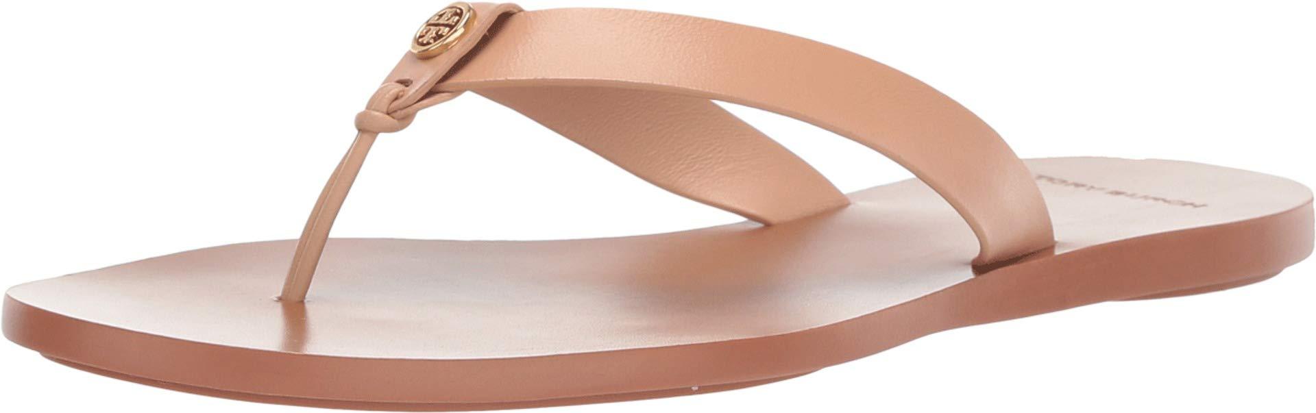 Tory Burch Leather Manon Thong Sandal - Lyst