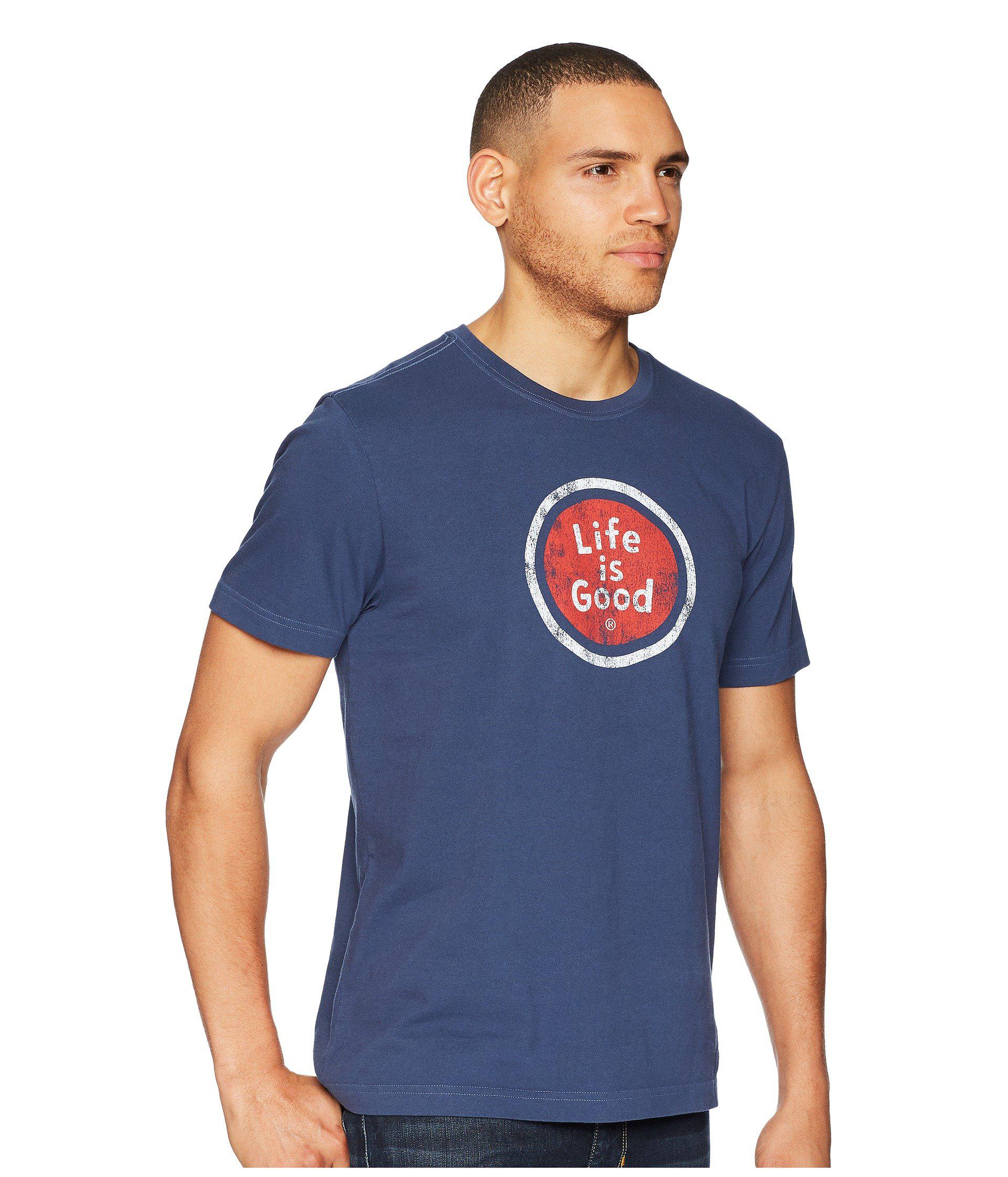 Life is Good Mens LIG Coin Crusher Tee