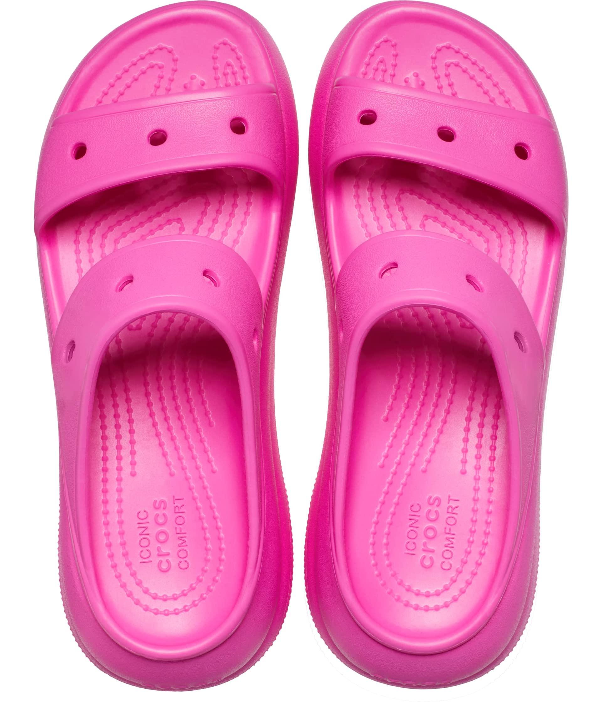 Crocs™ Classic Crush Sandal in Pink | Lyst