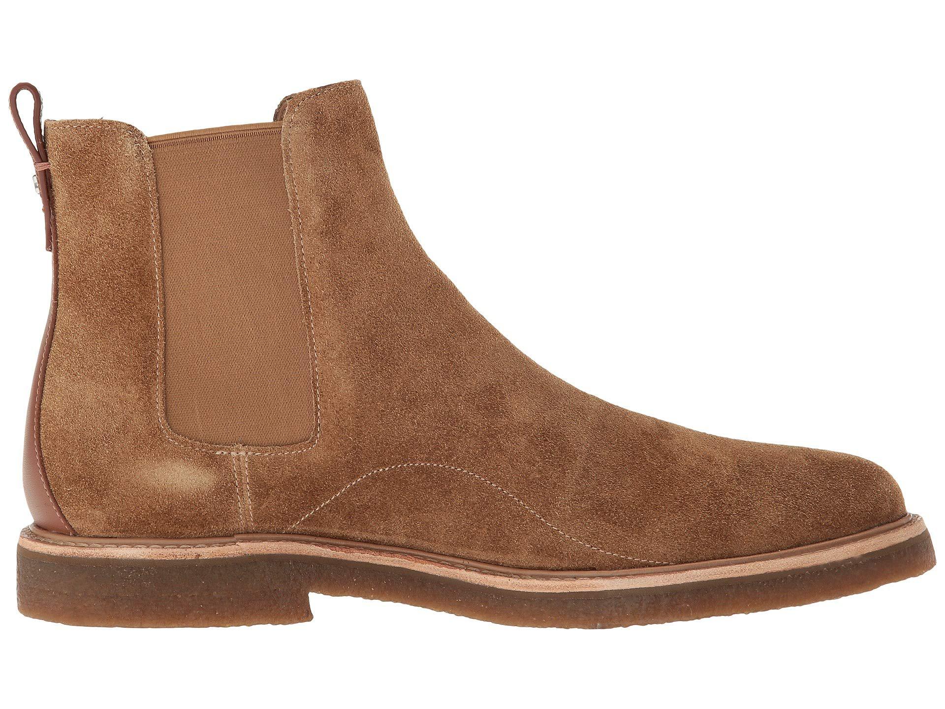 COACH Suede Chelsea Boot W/ Crepe Sole (peanut) Men's Shoes in Brown for  Men | Lyst