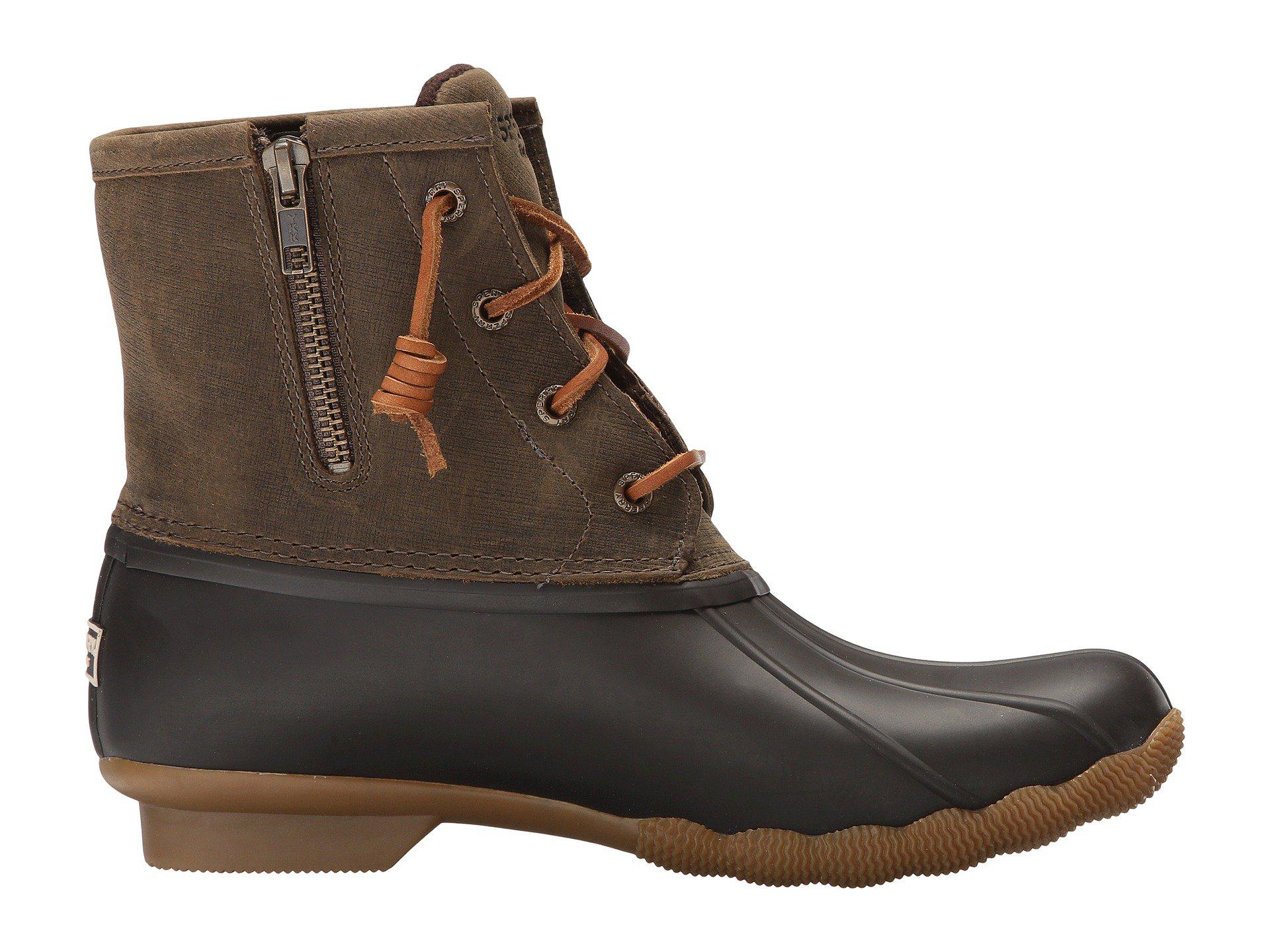 sperry saltwater olive