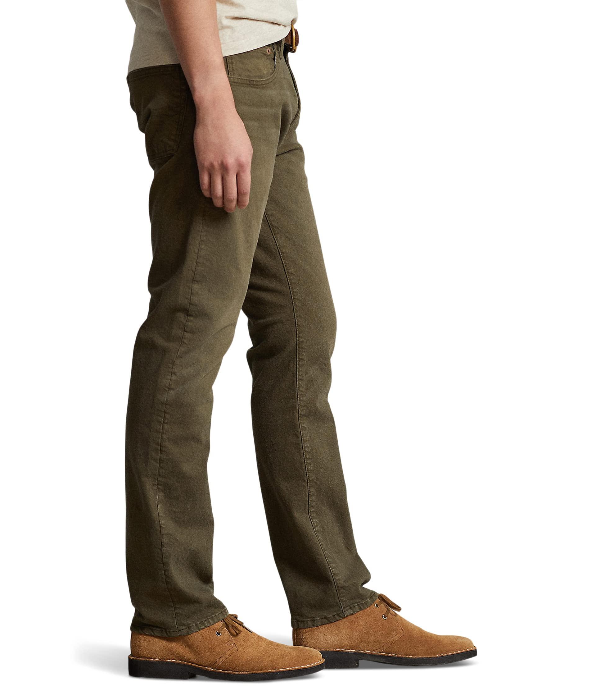 Polo Ralph Lauren Varick Slim Straight Jeans In Hudson Dark Loden in Green  for Men | Lyst