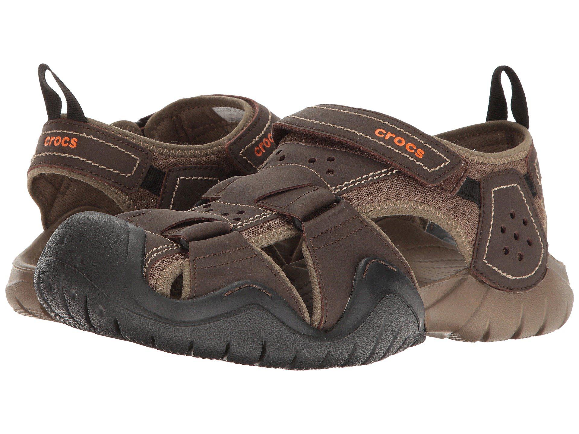 Crocs™ Swiftwater Sandal in Brown for Men | Lyst