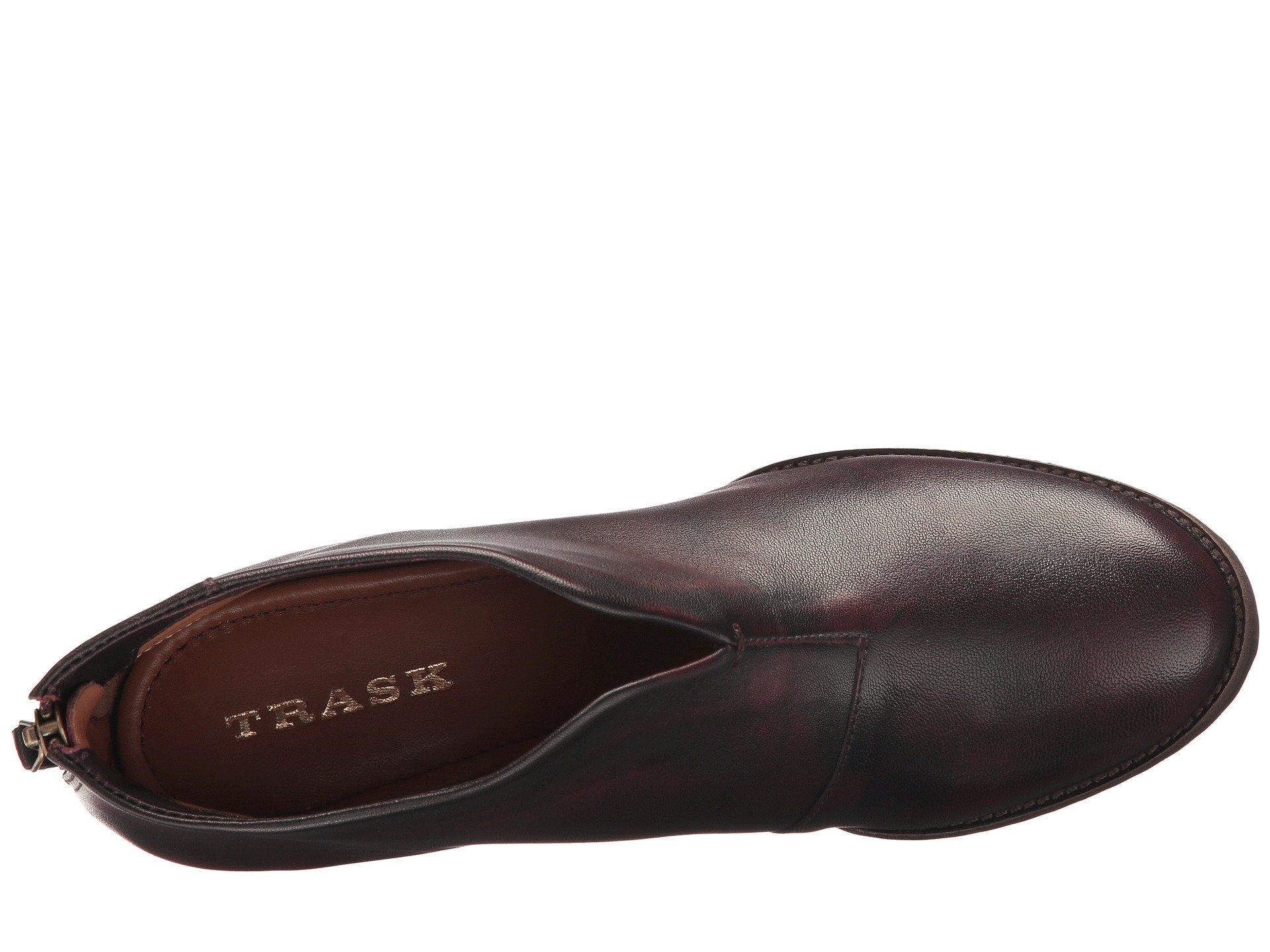 trask tenley wedge bootie