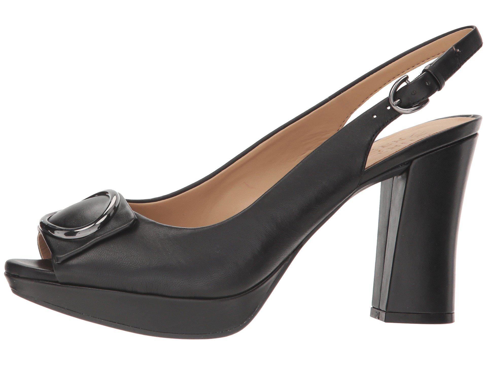 Naturalizer Abby (black Leather) High Heels - Lyst