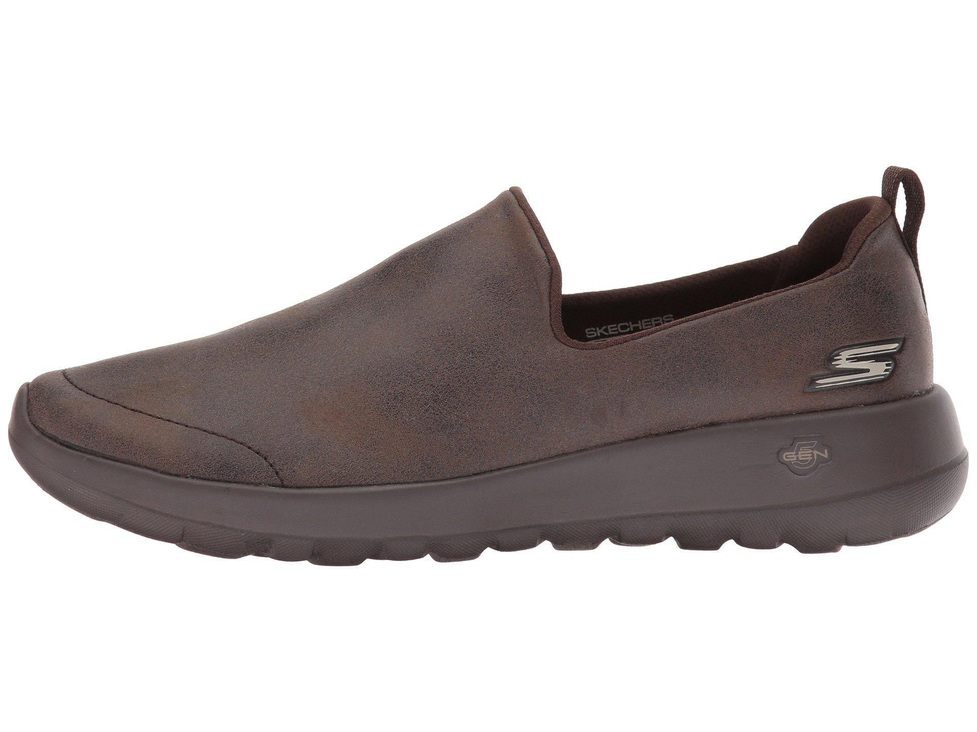 Skechers Go Walk Joy - 15605 (chocolate) Women's Slip On Shoes in Brown ...