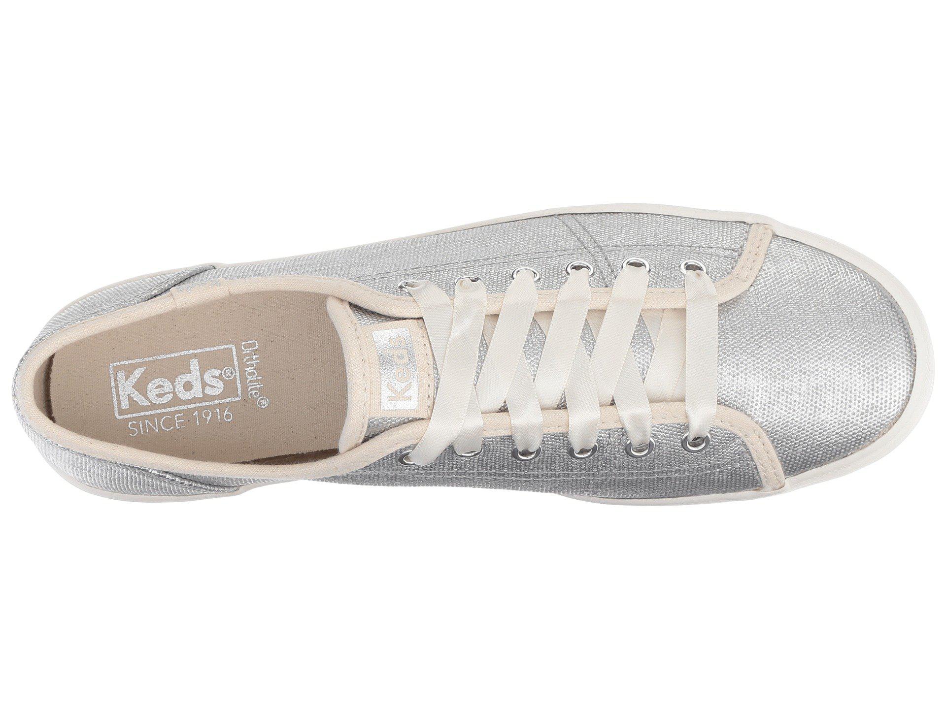 keds kickstart matte brushed metallic