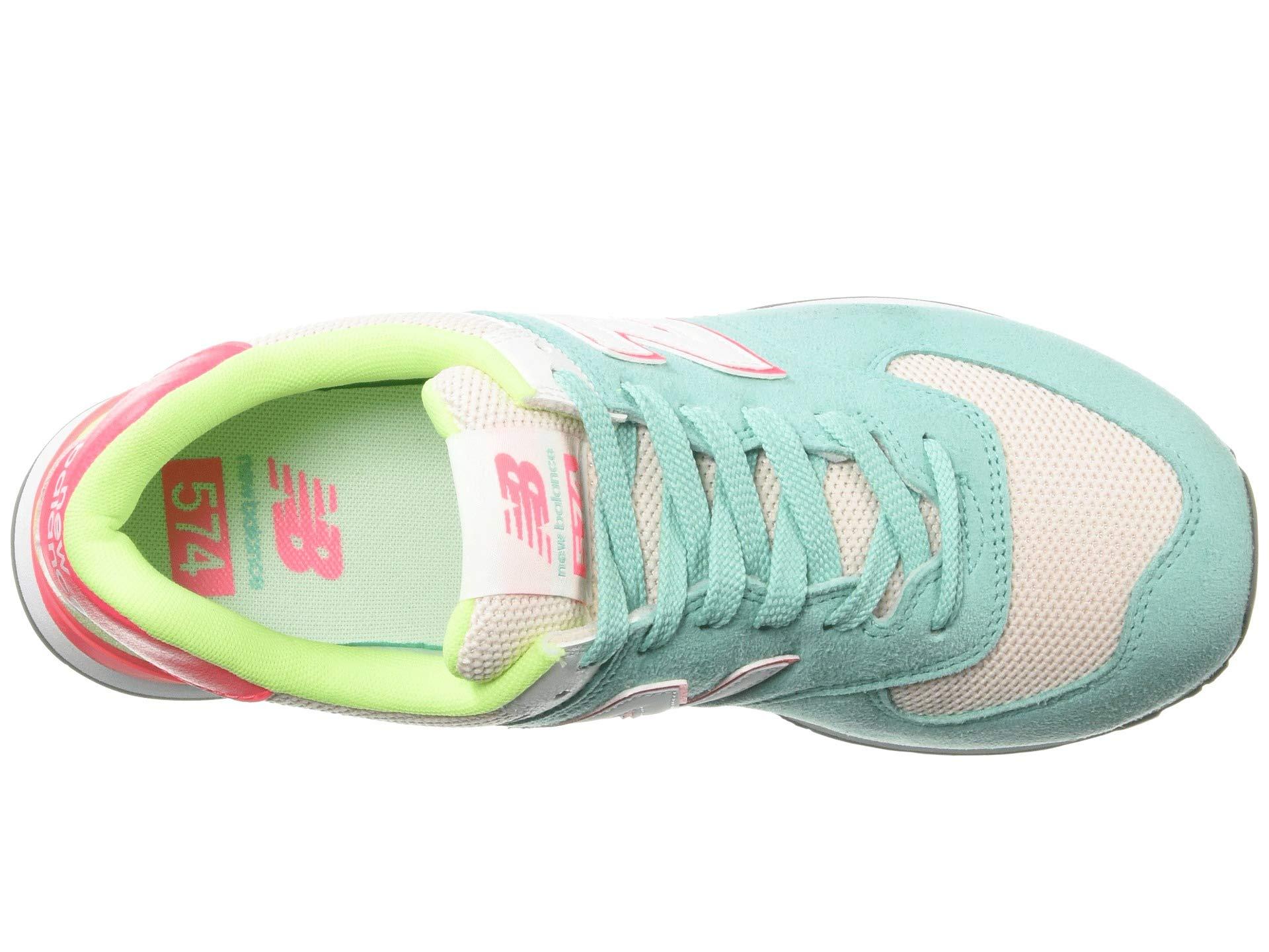 New Balance Suede Wl574 Summer Sport (light Tidepool/pink Mist) Women's  Classic Shoes - Lyst
