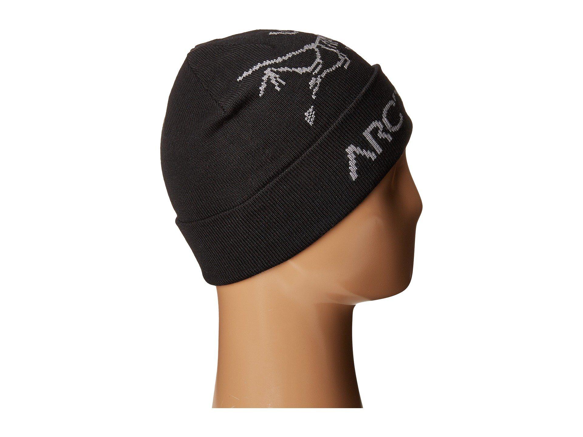Arc'teryx Rolling Word Hat (black/anvil Grey) Beanies for Men | Lyst