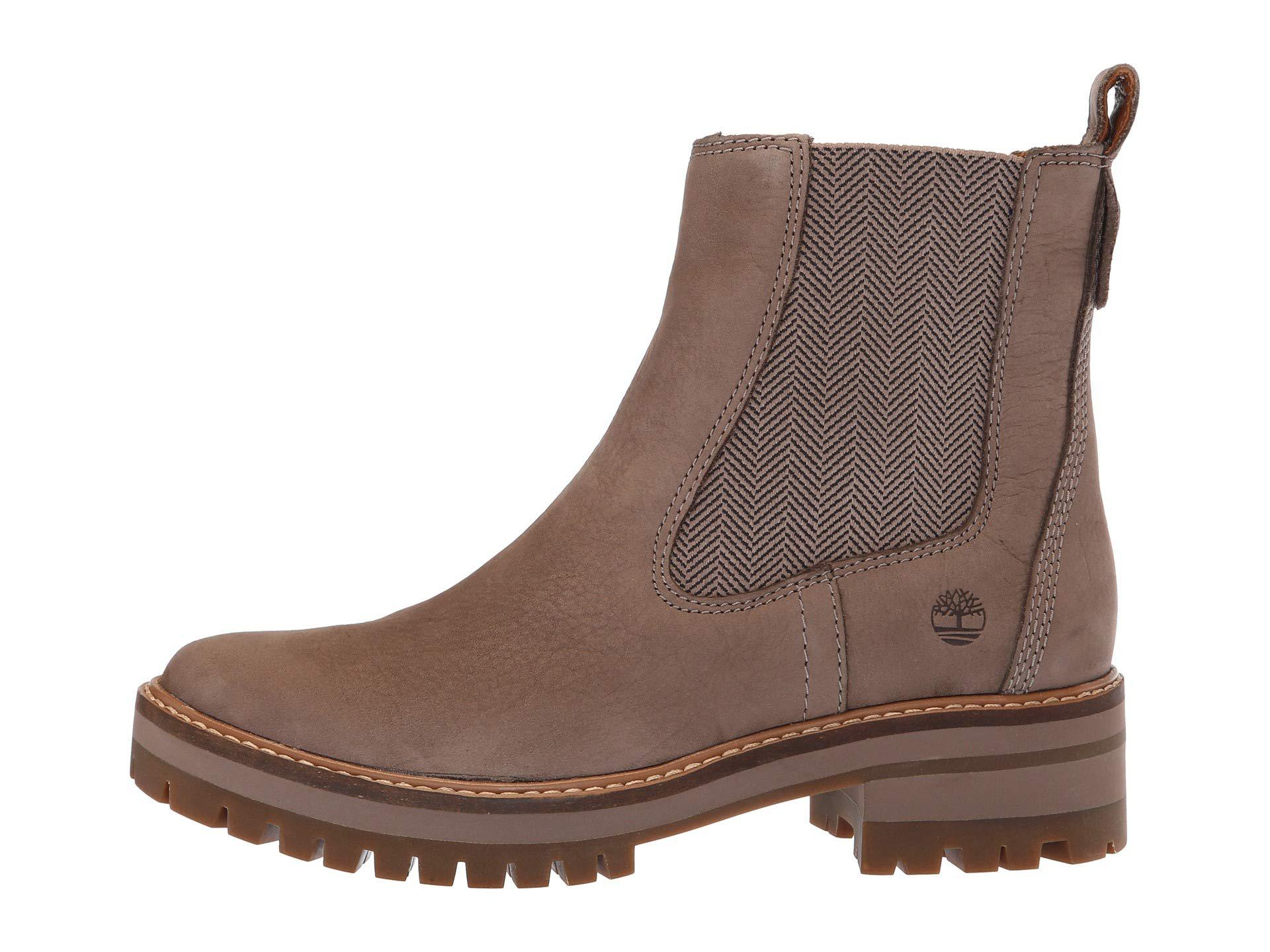 timberland courmayeur valley chelsea boots grey