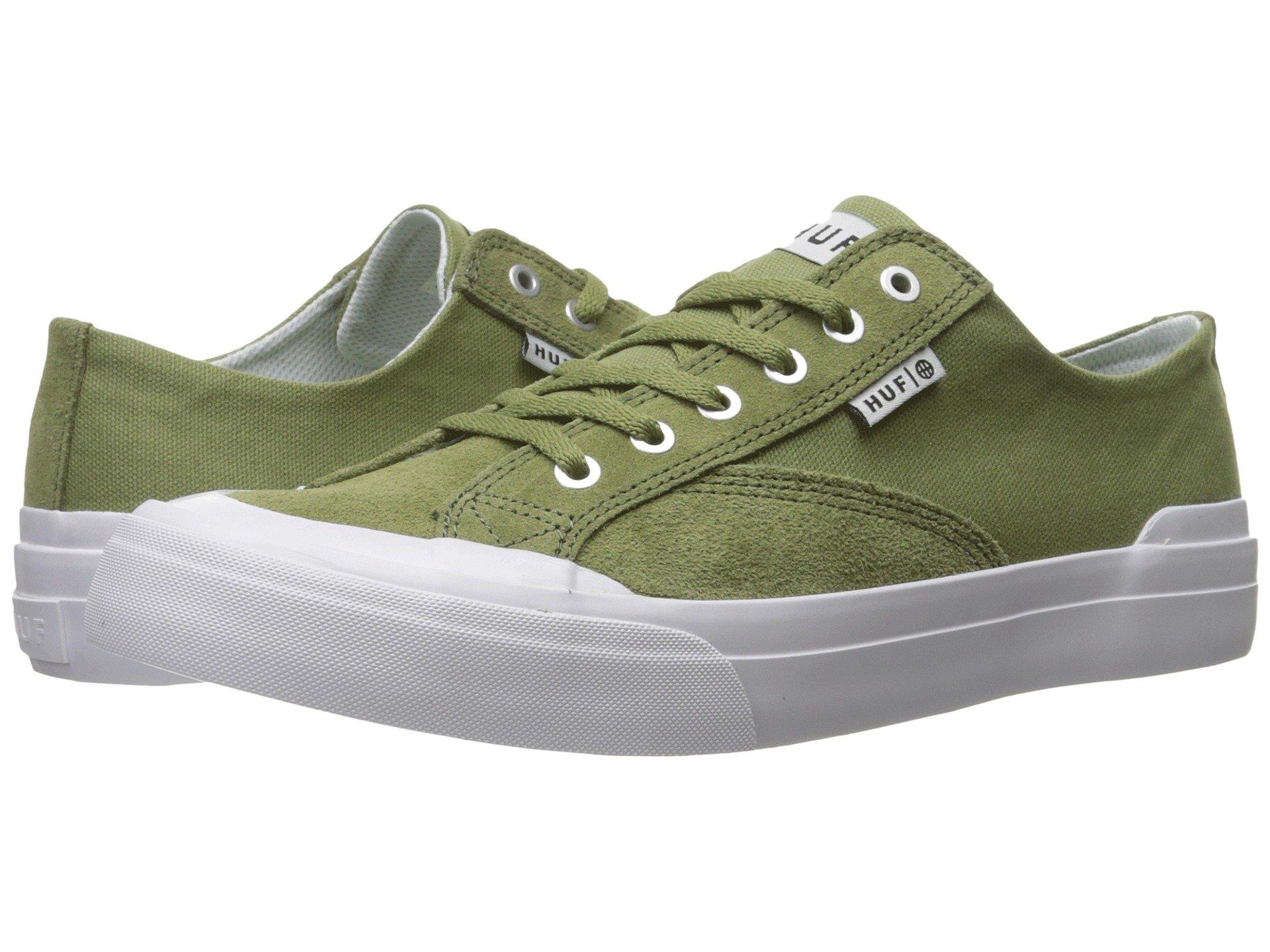 Huf Suede Classic Lo Ess (sage) Men�s Skate Shoes in Green