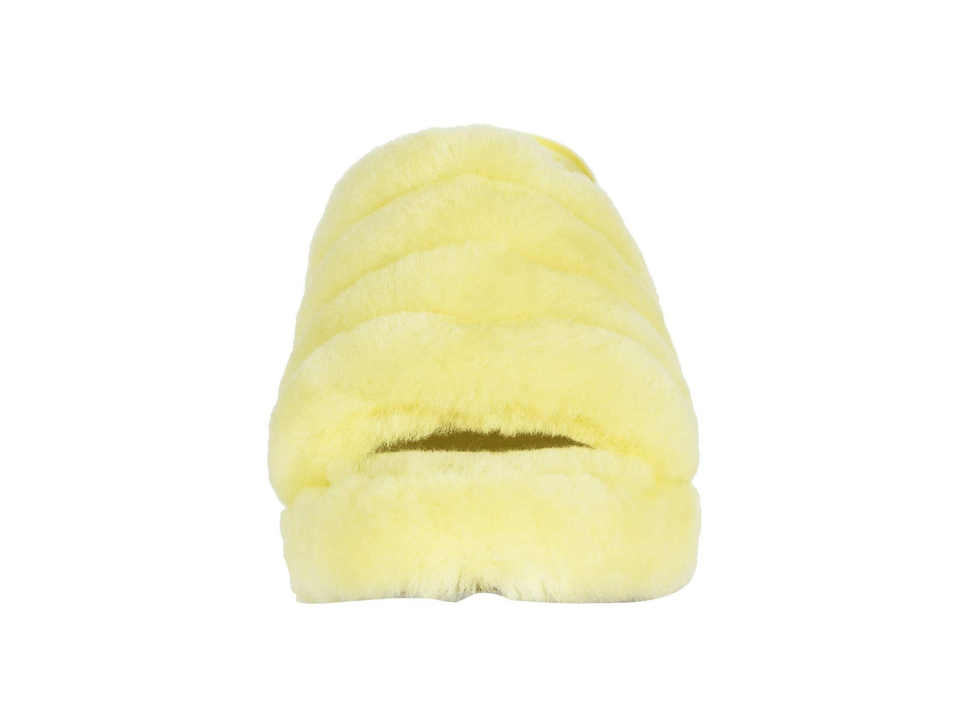ugg fluff yeah slide yellow