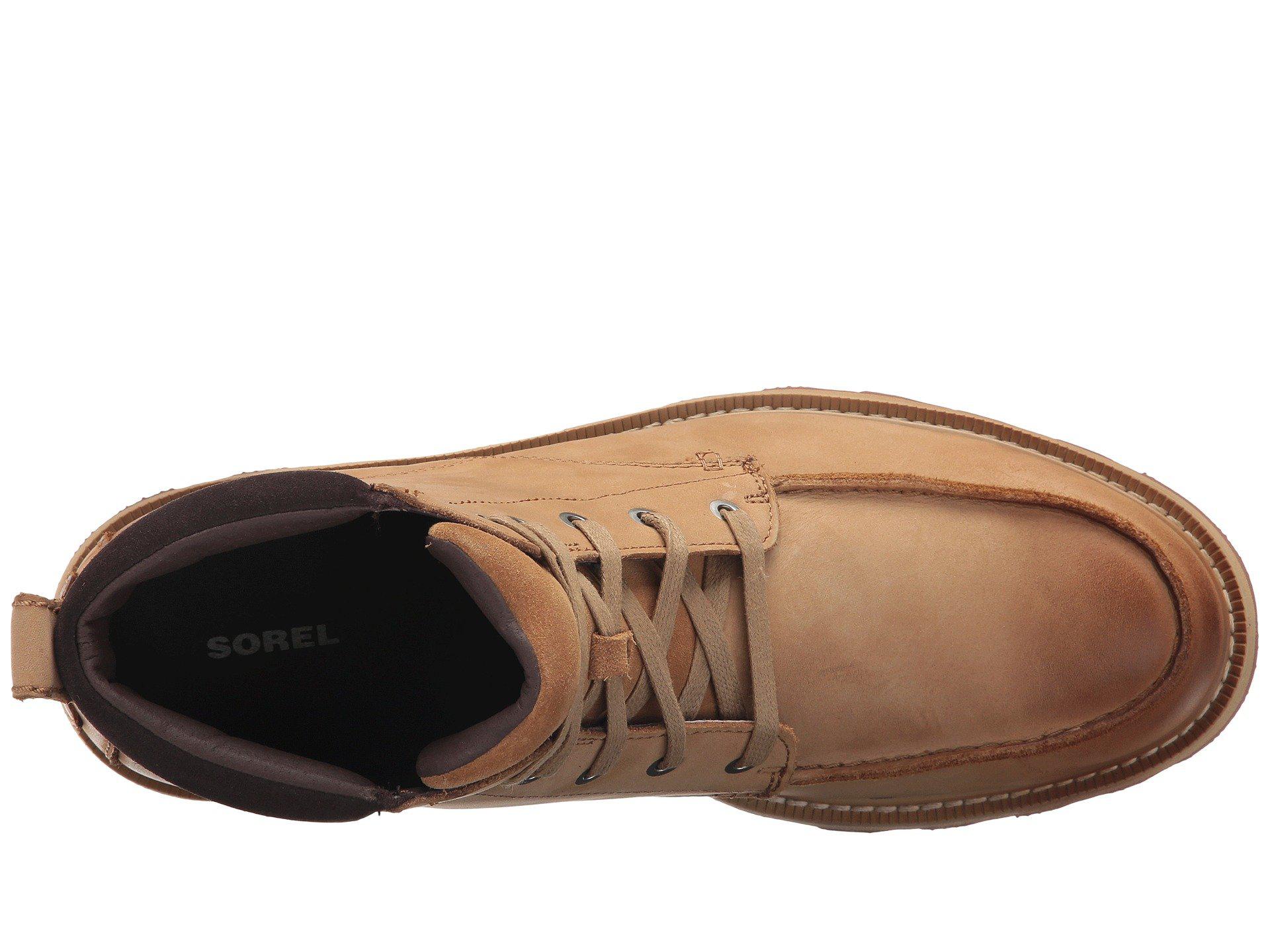 sorel madson moc toe grill black