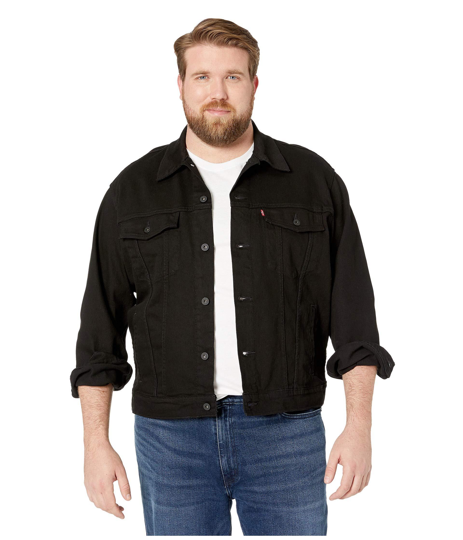 Levi's Denim Levi's(r) Big & Tall Big Tall Trucker Jacket in Black for