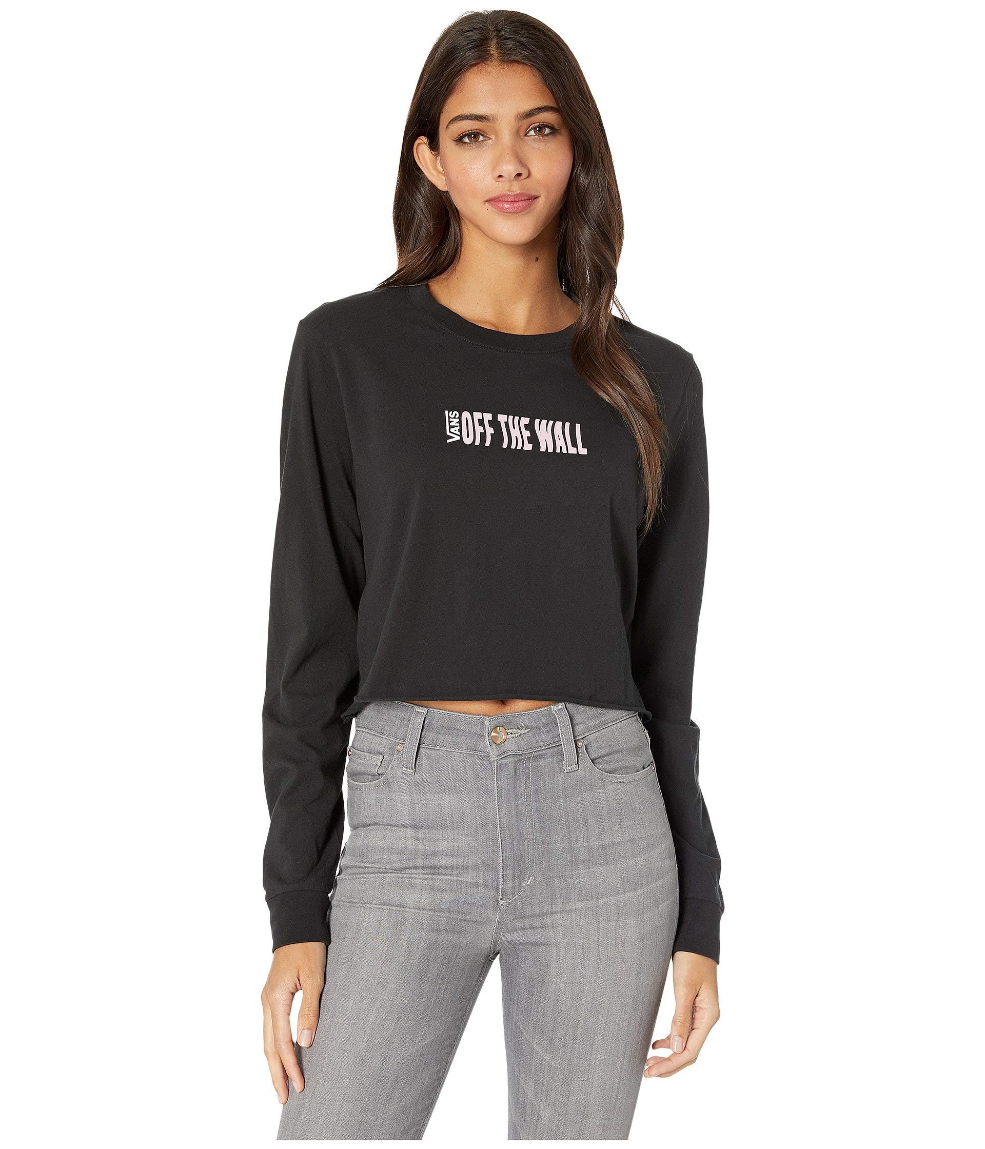vans long sleeve crop top