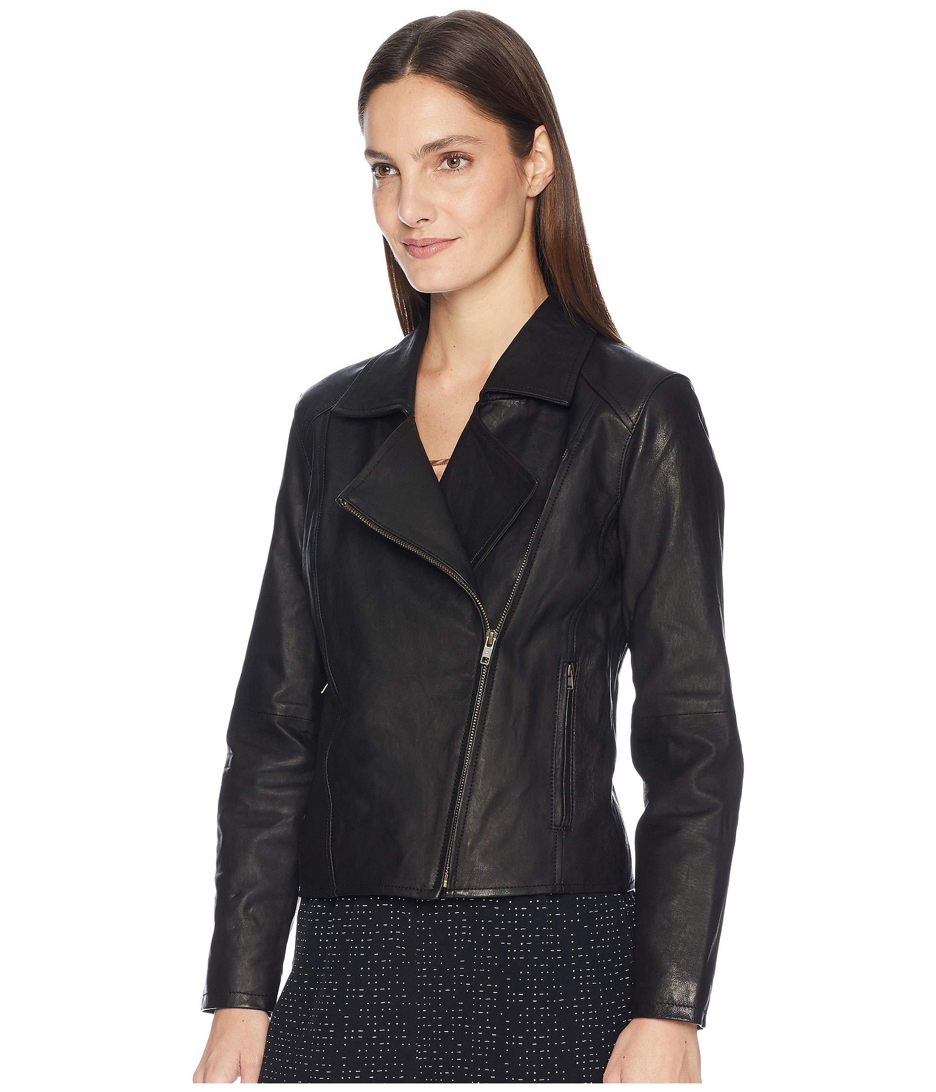 eileen fisher leather jacket