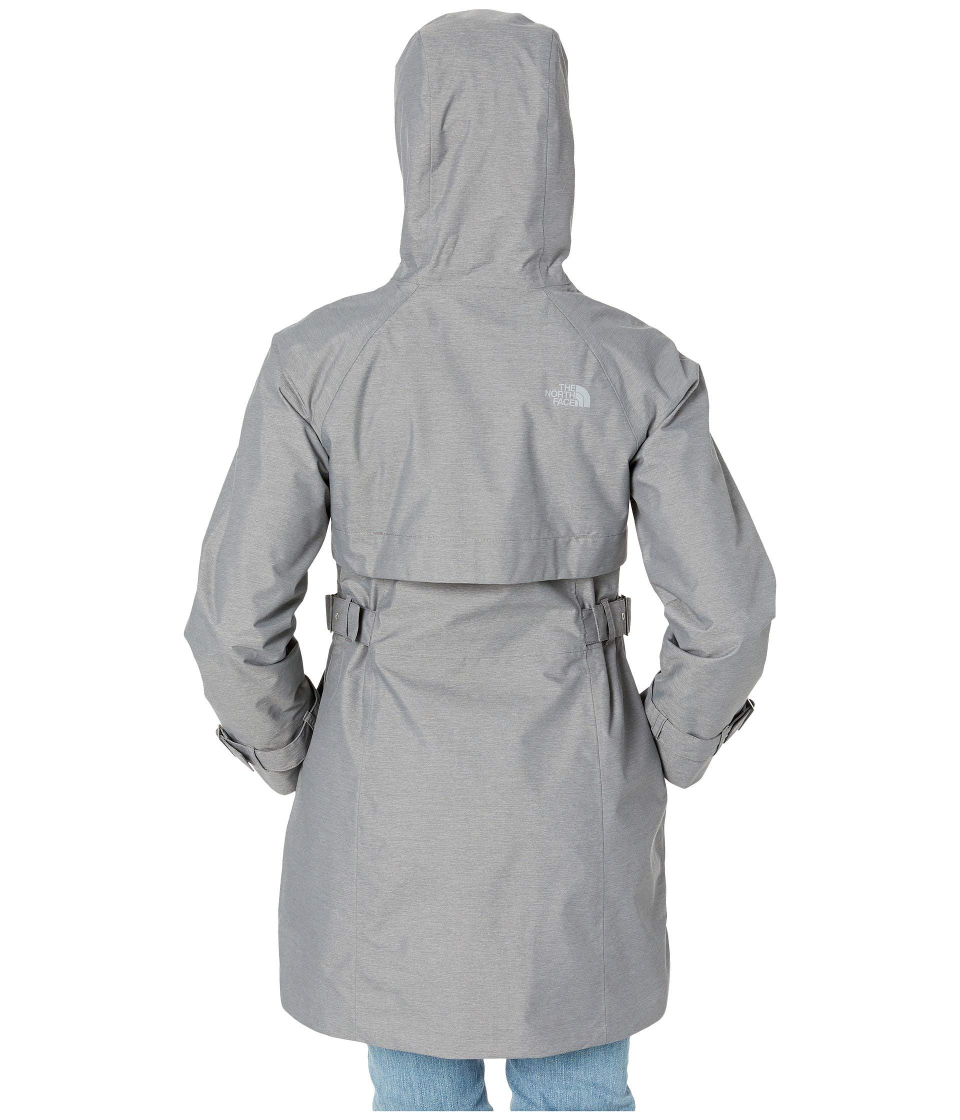 The North Face Synthetic City Breeze Rain Trench in Gray - Lyst