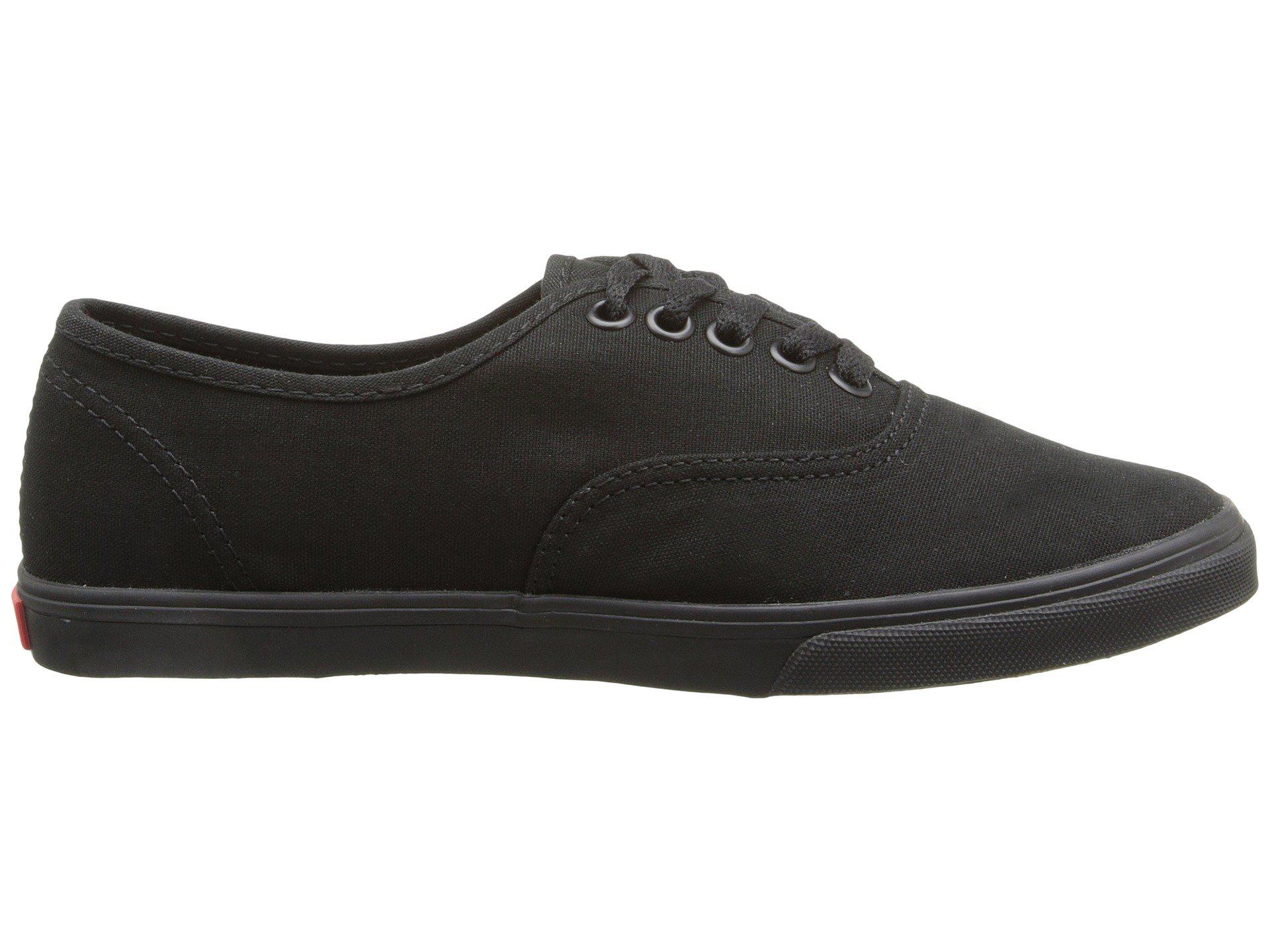 Vans Canvas Authentictm Lo Pro (black/true White) Skate Shoes - Lyst