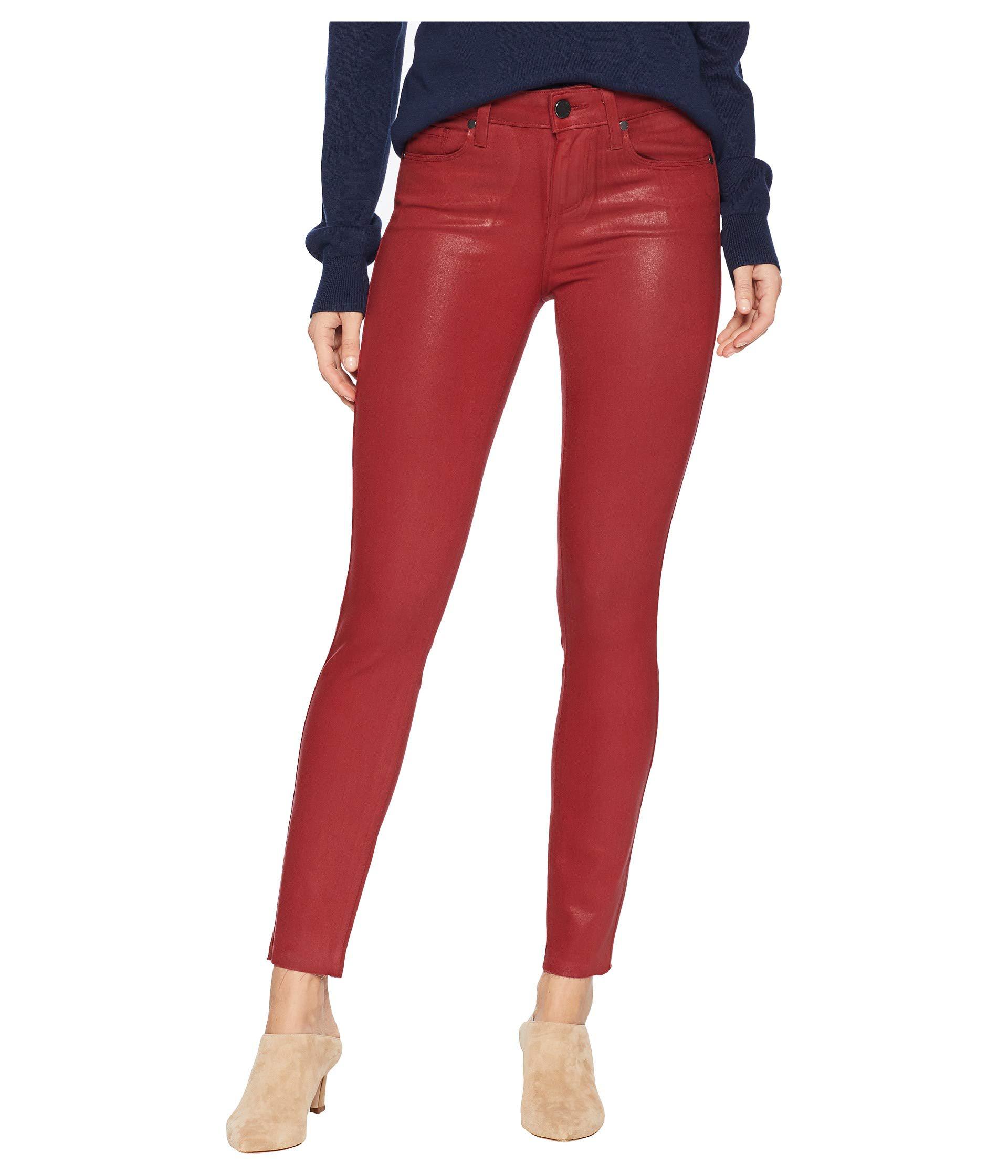 paige jeans red