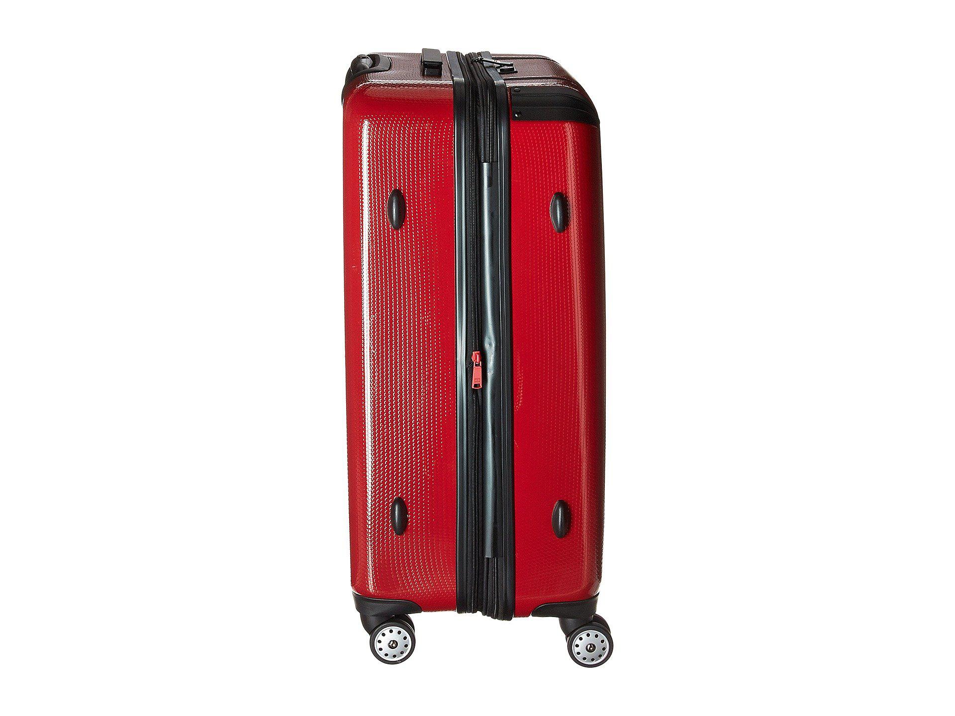 tommy hilfiger red suitcase